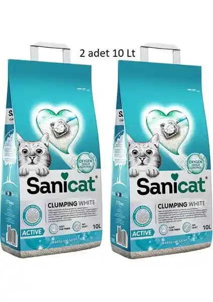 Sanicat Active Marsilya Sabunu Kokulu Kedi Kumu: Topaklaşma ve Koku Kontrolü Özellikleri