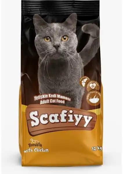 Scafiyy Tavuklu Yetişkin Kedi Maması 12 kg: Türkiye Menşeli Premium Formül İncelemesi
