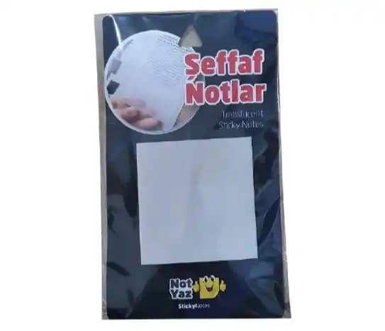 Şeffaf Post-it Bim: Ev ve Ofis İçin Pratik Şeffaf Not Kağıtları