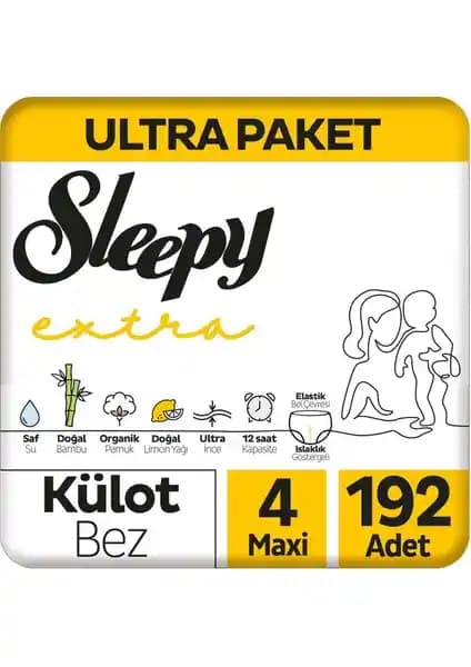 Sleepy Extra ile Sleepy Natural Külot Bez Karşılaştırması: 7-14 kg Konfor ve Performans