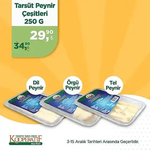 Tarım Kredi Kooperatif Marketlerinde Ramazan Döneminde Peynir Çeşitleri ve Kampanyalar