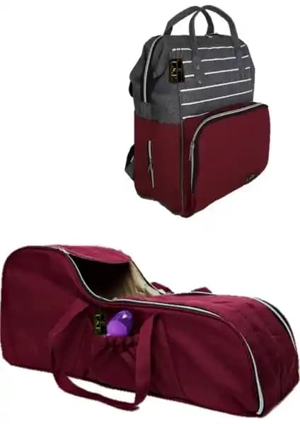 U.S.F Portbebe Ana Kucağı Puset ve Hastane Çıkışı 2'li Set ile USF Lüx Sırt Çantası