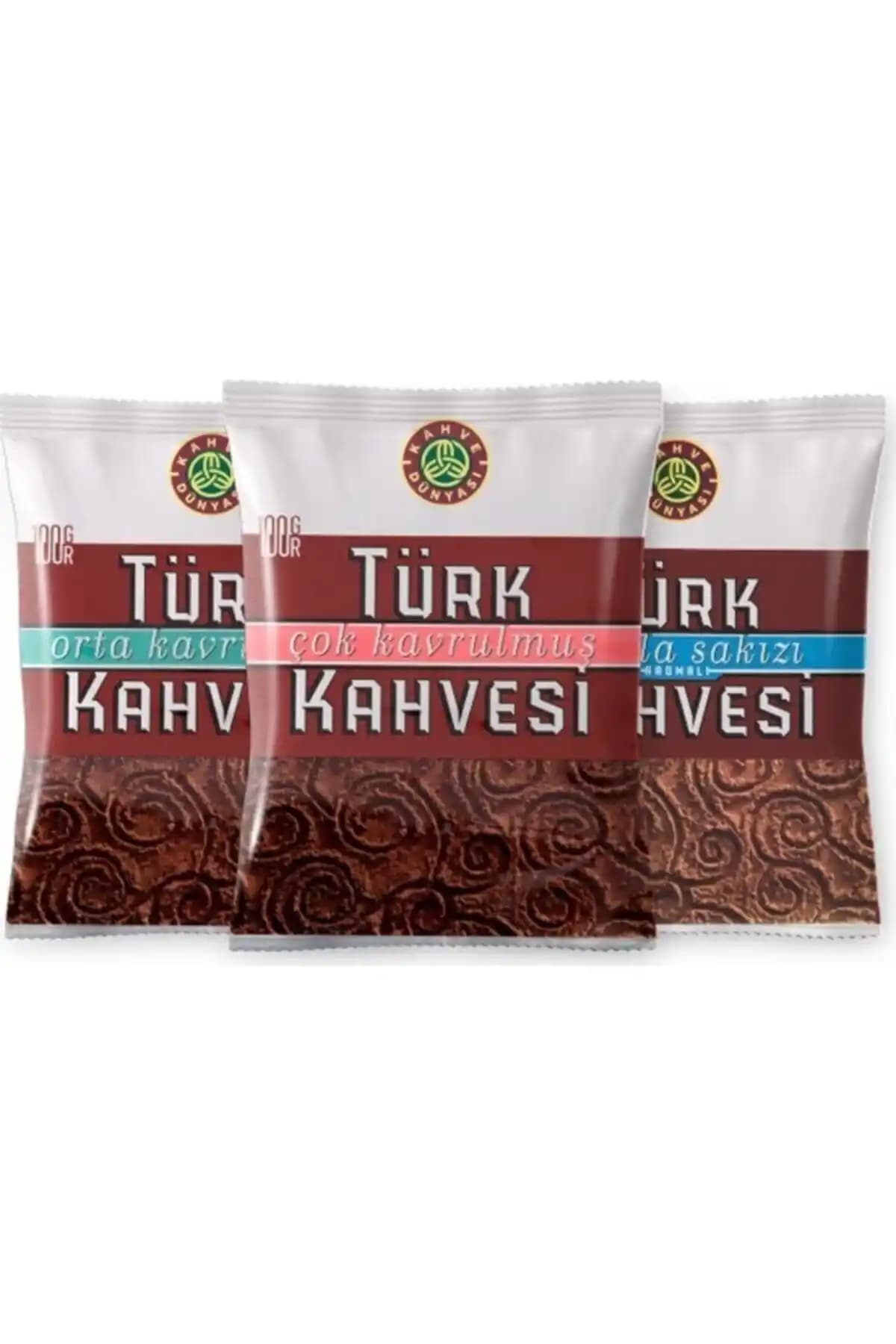 Üç farklı Türk kahvesinin aromalarını tek paketle deneyimleyin: Kahve Dünyası 100 g