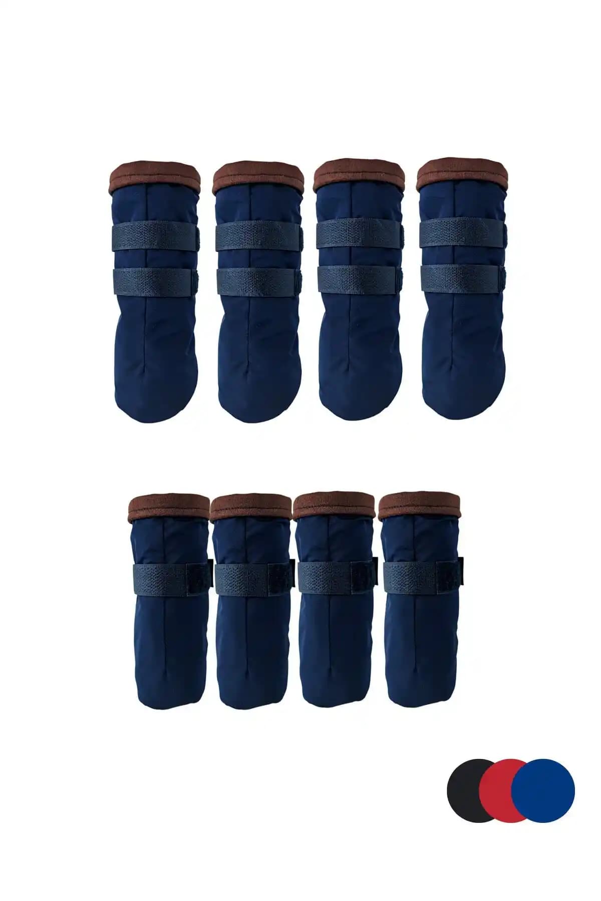 UTDpet Pawty-C Lacivert Cırtlı Köpek Ayakkabısı Su Geçirmez Dış Yüzey İç Polar konfor