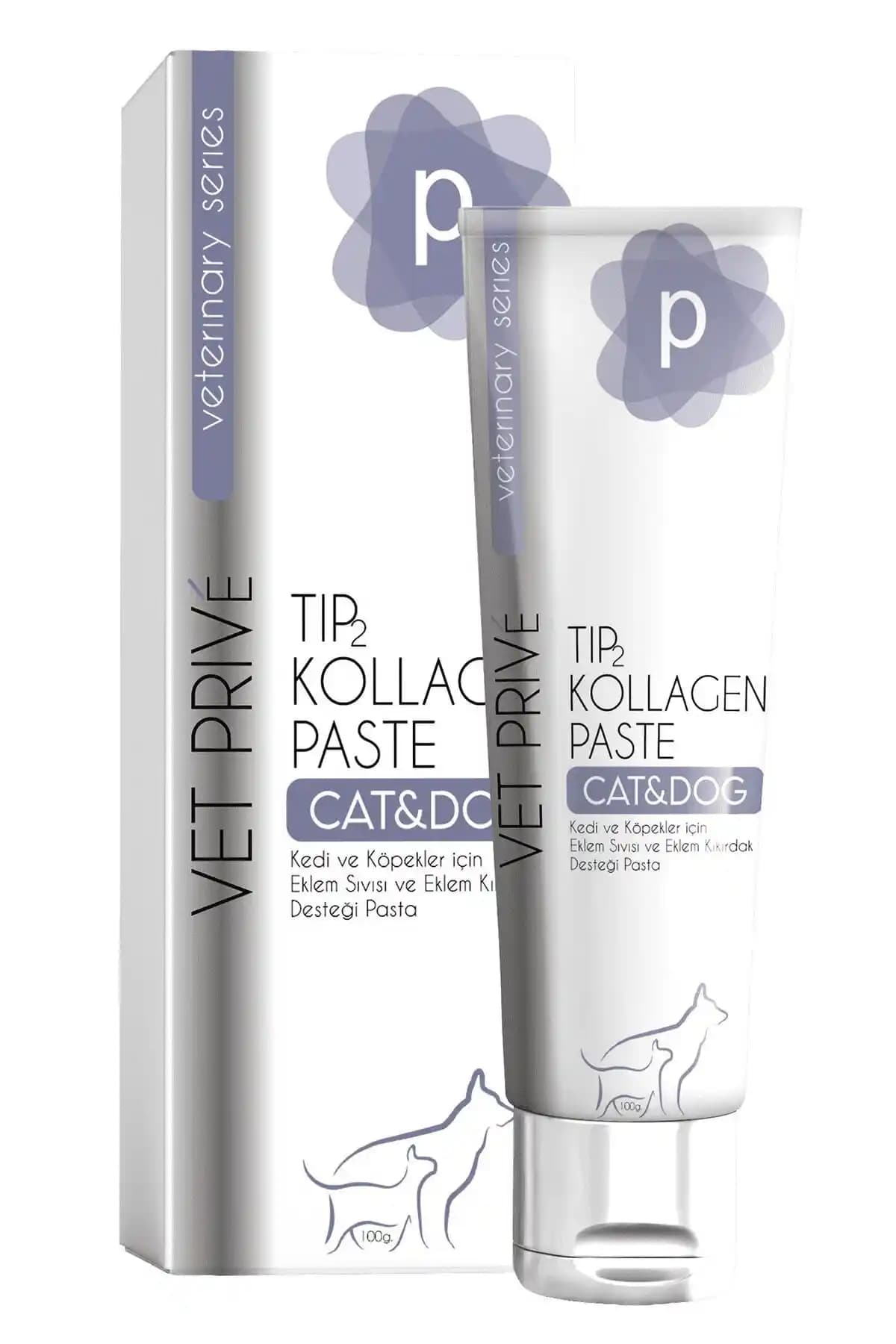 VetPrive Tip2 Kollagen Pastası ile Kediler ve Köpekler İçin Eklem Sağlığı Desteği