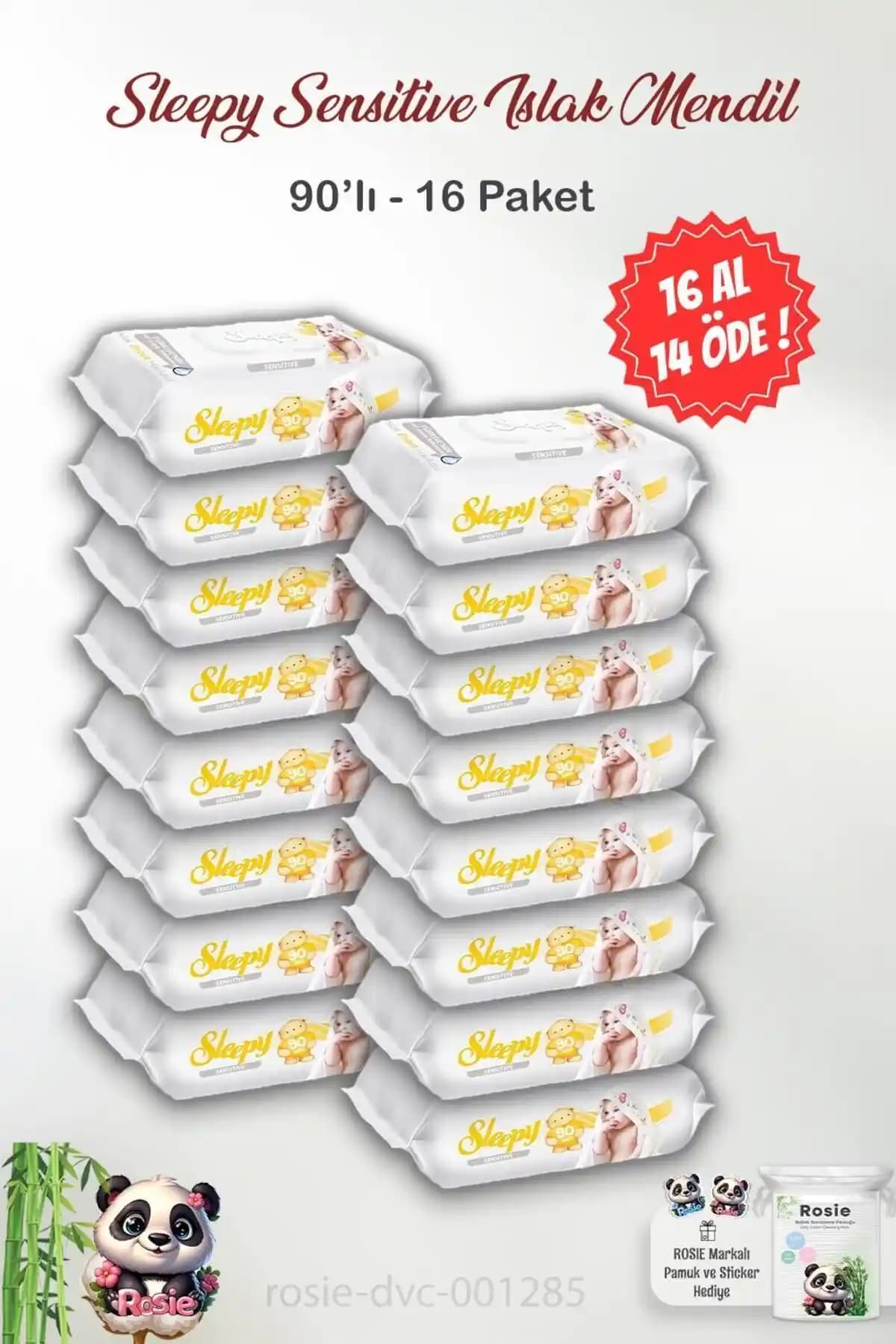 Yenidoğan Hassas Ciltler İçin Güvenli Temizlik: Sleepy Sensitive Mendillerle Bakım