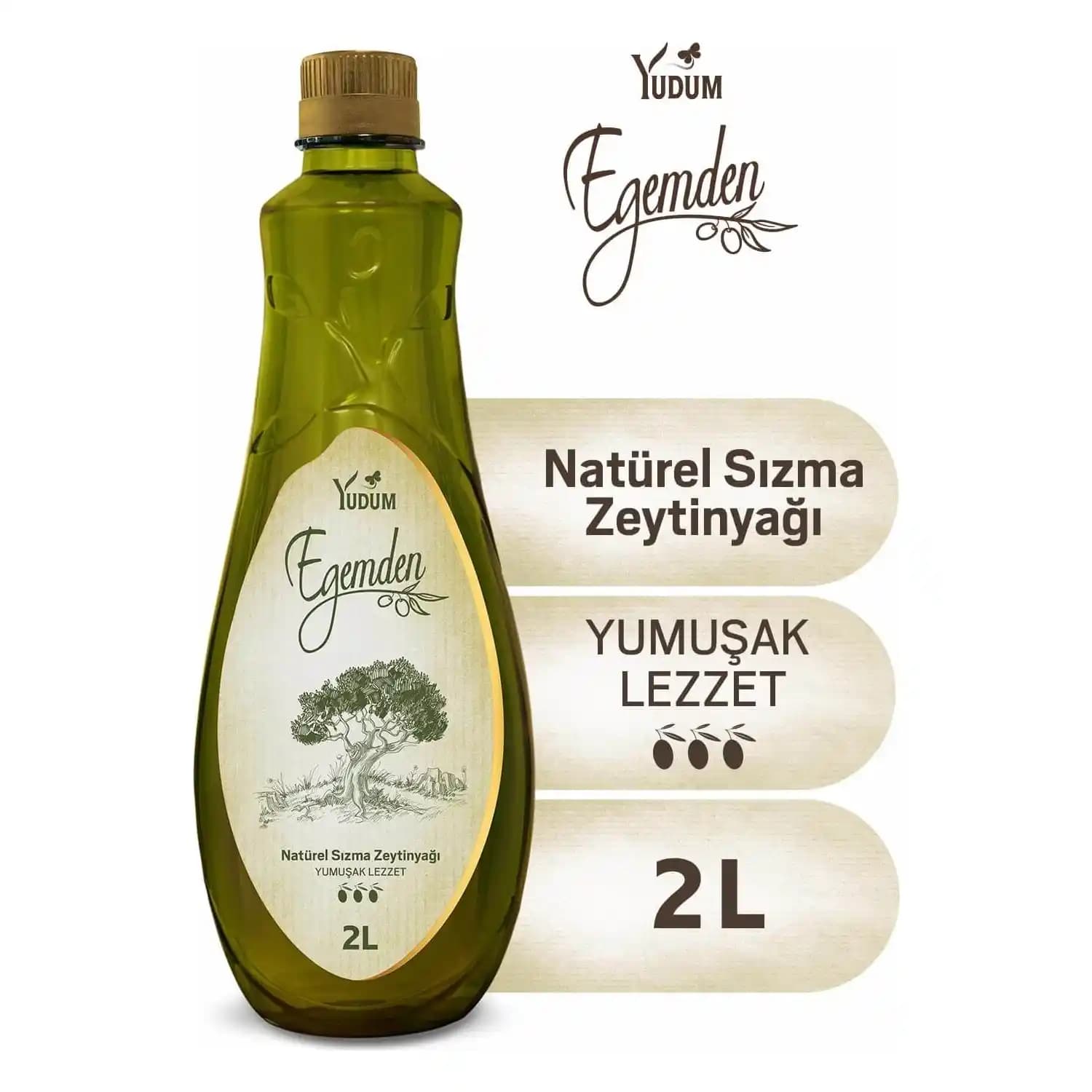 Yudum Egemden Naturel Sızma Zeytinyağı Yoğun Lezzet 2 lt Ürün İncelemesi ve Bilgi Durumu