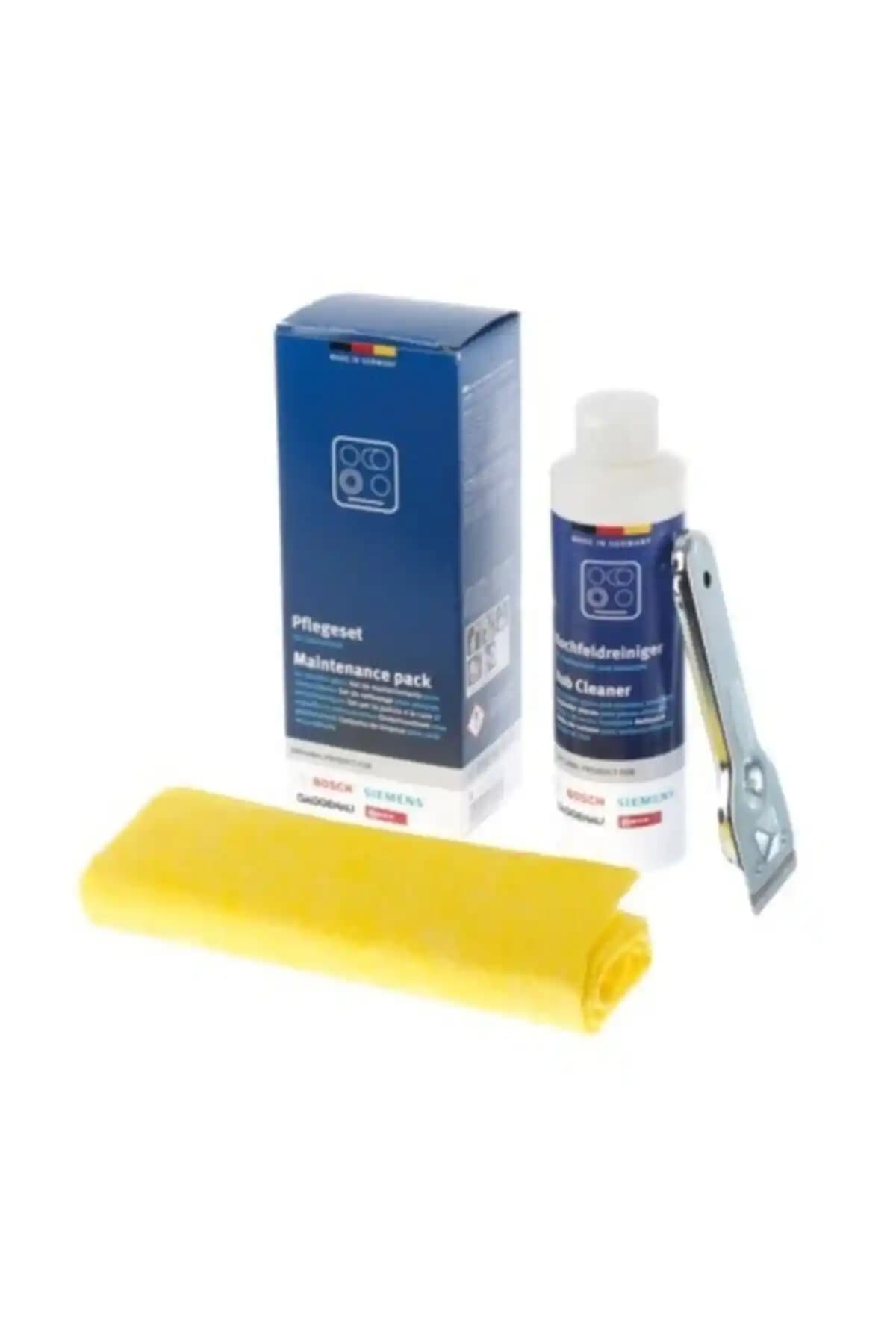 Bosch Seramik ve Cam Ocaklar İçin Temizlik ve Bakım Seti Almanya Menşei