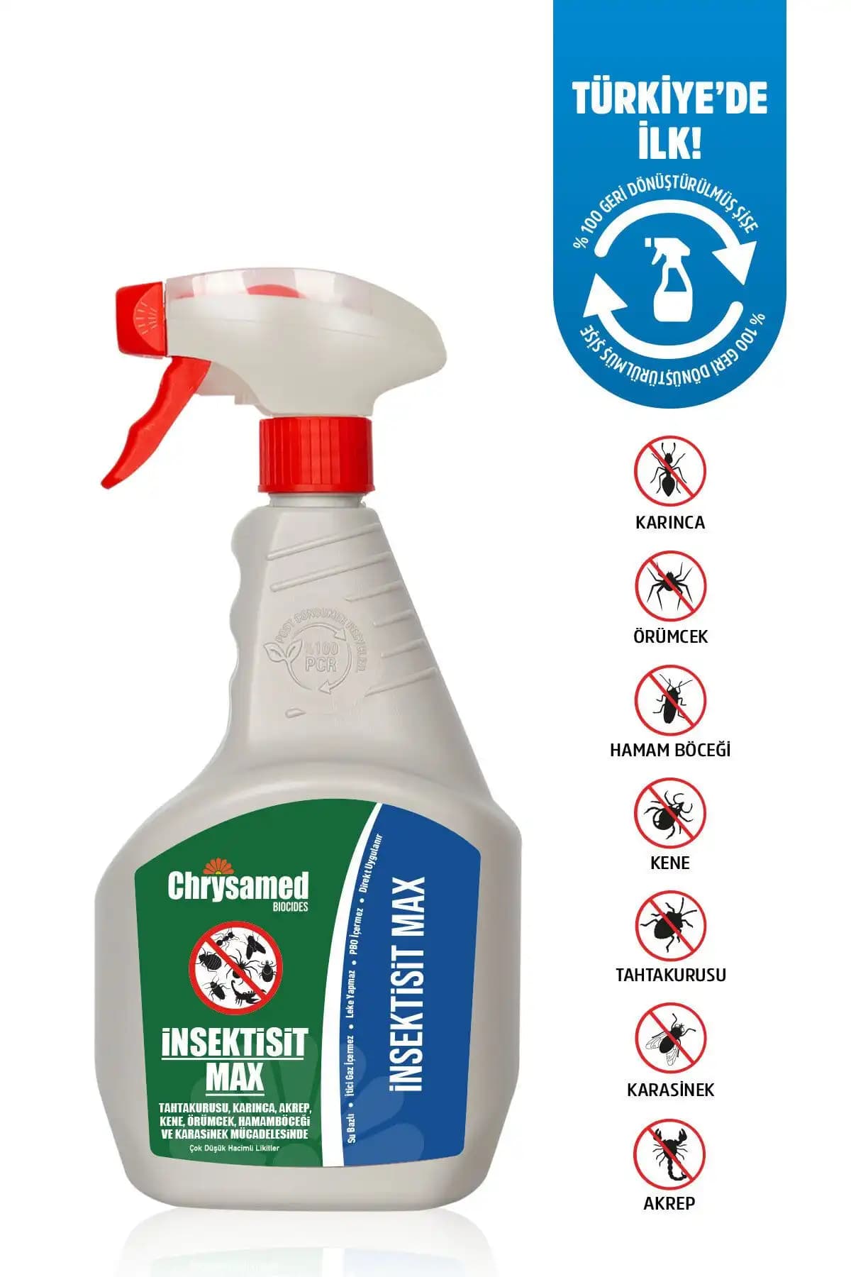 Chrysamed İNSEKTİSİT MAX: Güçlü ve Güvenli Böcek Kontrolü İçin Etkili Çözüm