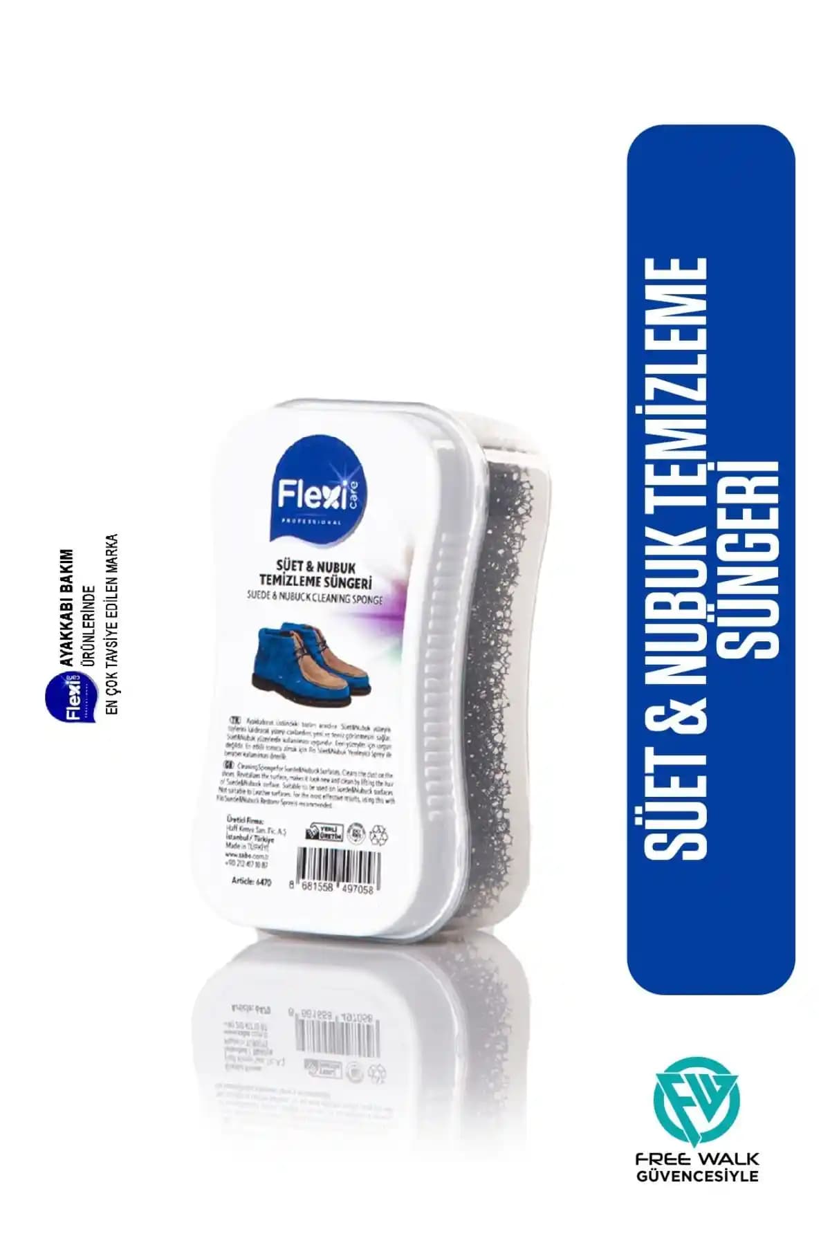 FLEXİCARE Süet Nubuk ve Ugg Temizleme Süngeri ile Hassas Deri Bakımı ve Temizliği