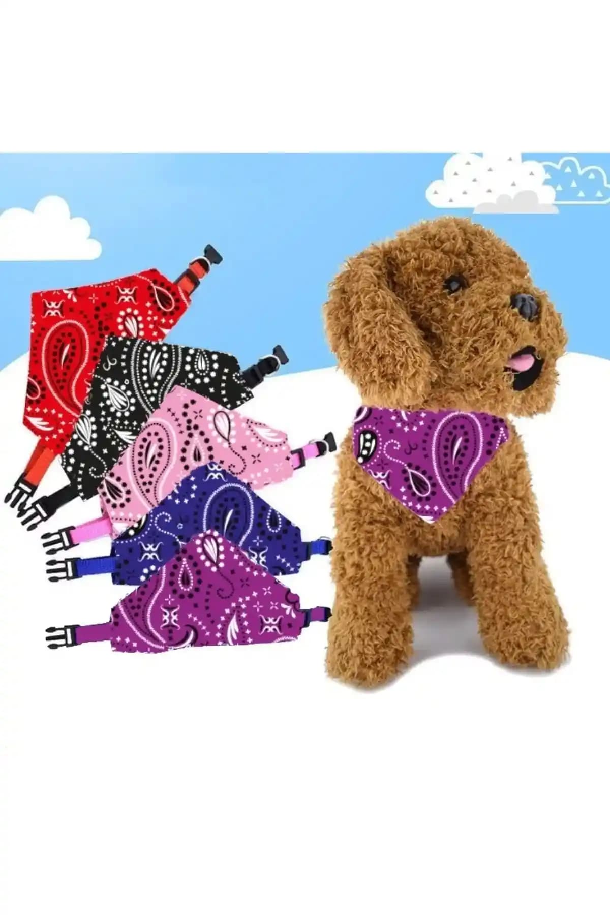 TİNEKE Mor Renkli Köpek Boyun Tasması: Şık ve Dayanıklı Ayarlanabilir Tasarım