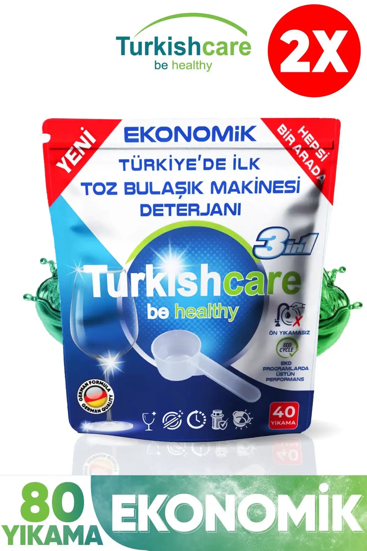 Türkçe Detaylı Karşılaştırma: Turkishcare Premium Tablet ve Toz Bulaşık Deterjanları 2