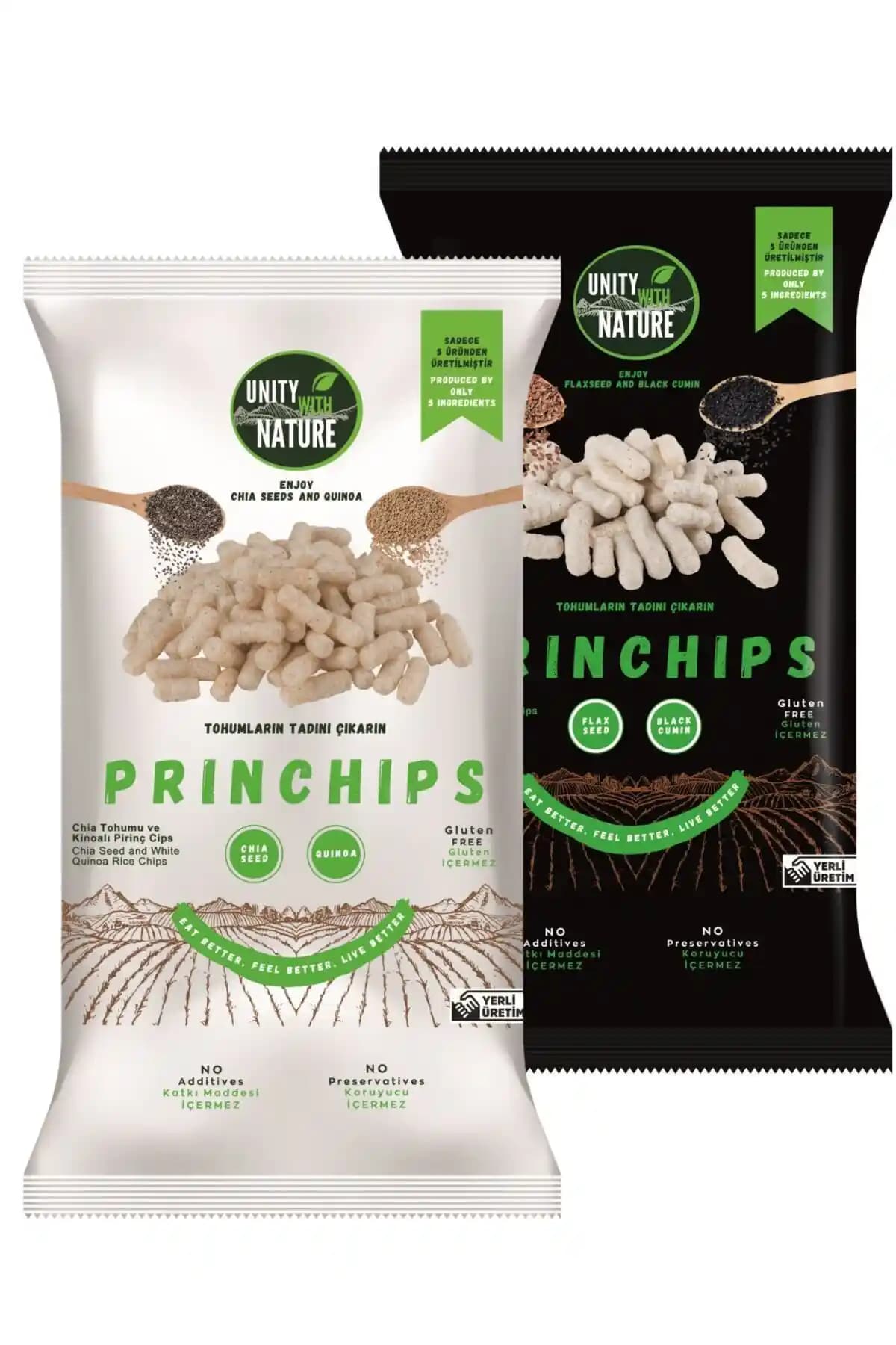 Bulgurum Organik Princhips: Glutensiz ve Katkısız, Koruyucusuz 4 Paketlik Pratik Set