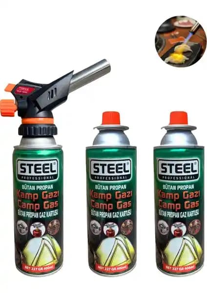 Depomega 1300 Derece Pürmüz Çakmak Setiyle Kamp ve Tamiratta Hızlı Kontrollü Ateşleme