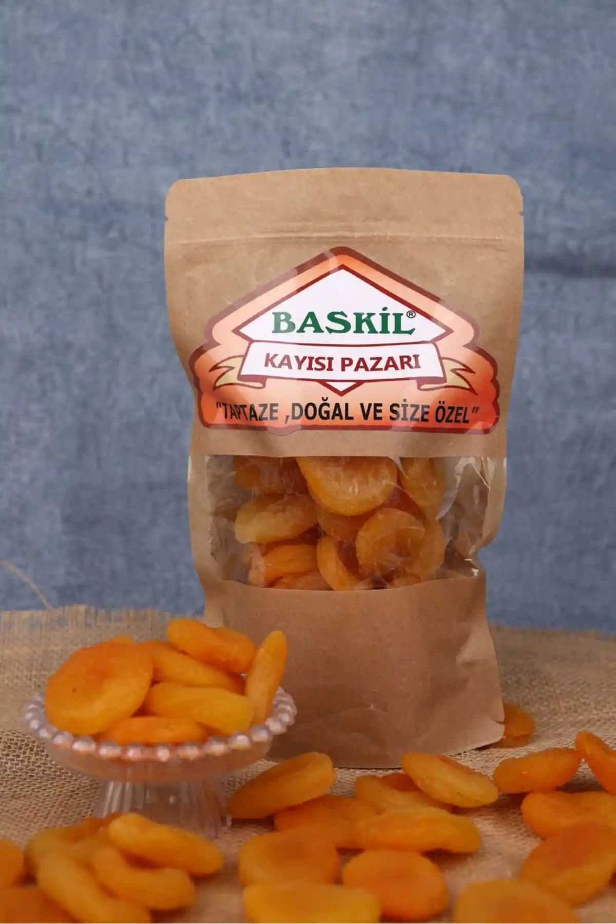 Doğal, Katkısız ve Koruyucusuz Sarı Kayısı Kurusu – Türkiye Kökenli 500 g Paket