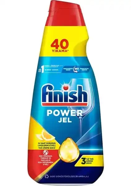 Finish Bulaşık Makinesi Deterjanı Jel Limon 1000 ml: Güvenli Anti Alerjik Özellikler ve Parlatıcı Etkisi
