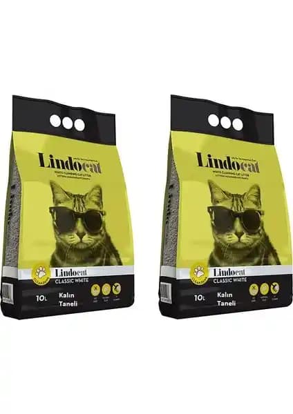 LindoCat Kedi Kumu: Kalın Taneli Bentonite ile Yüksek Emme ve Kokusuz Topaklanma