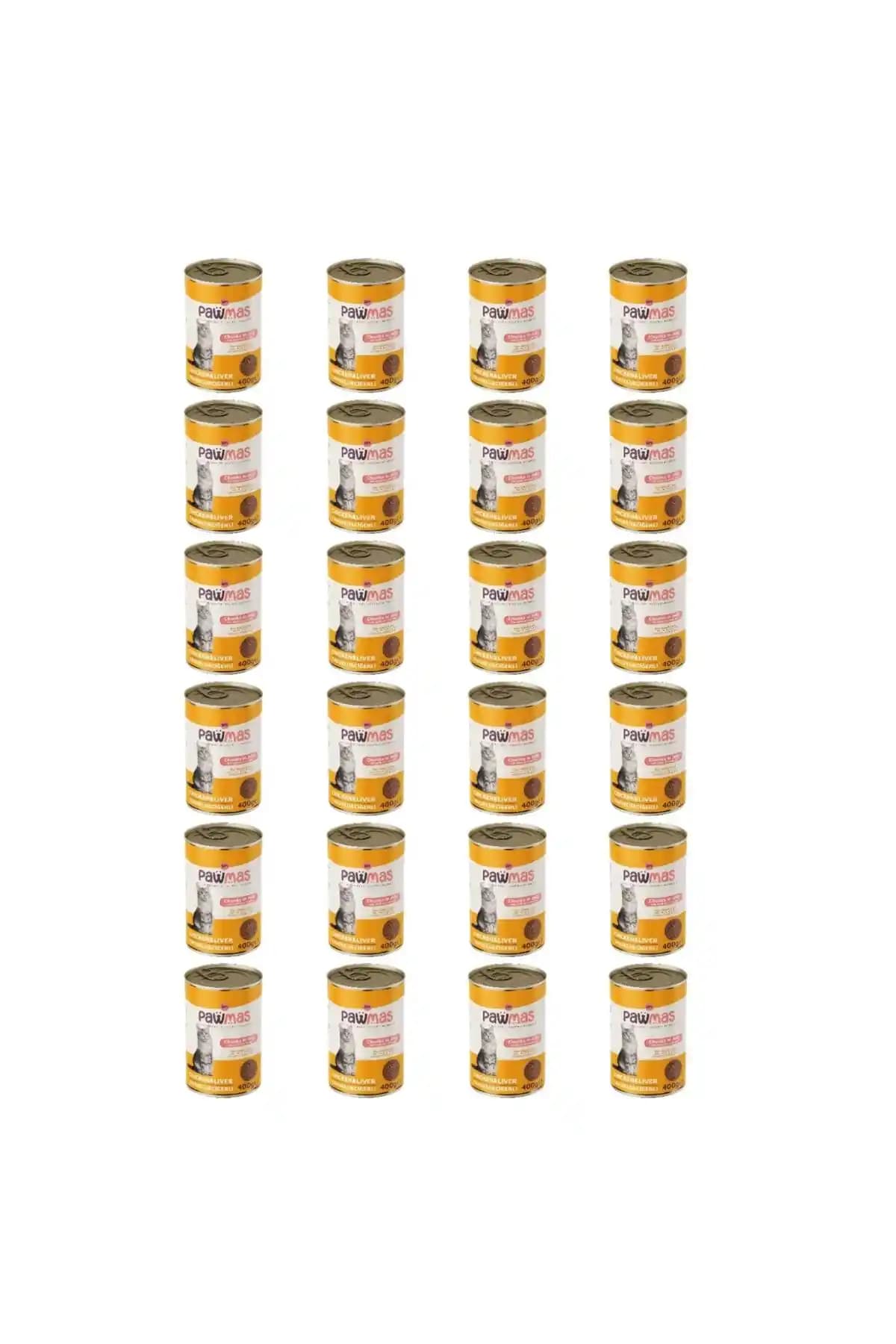 Pawmas Tavuklu Ciğerli Yetişkin Kedi Konservesi 400 g x 24 Adet: İçerik Özellikleri ve Beslenme