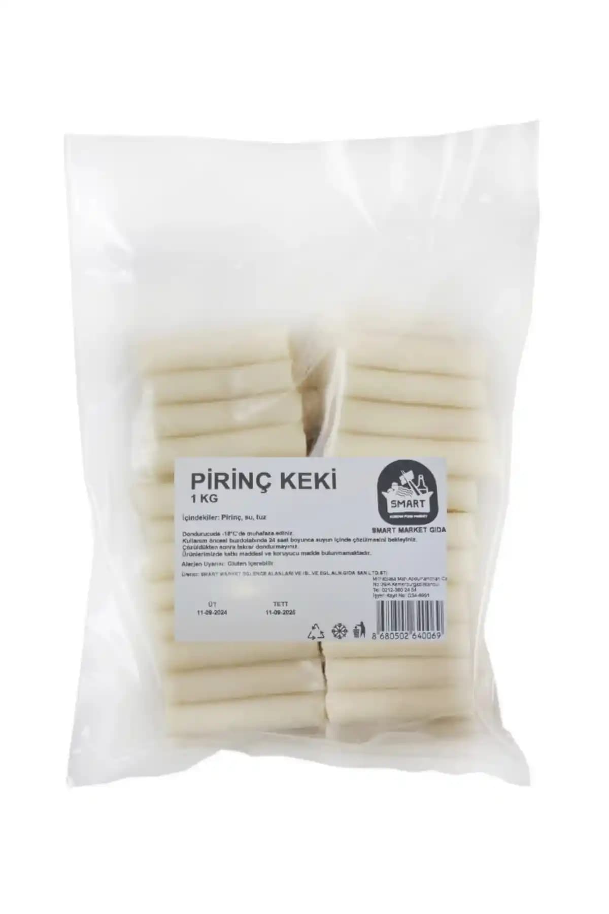 SMART MARKET Tteokbokki Kore Pirinç Keki 1 kg: Evde Kolay Kore Mutfağı Deneyimi