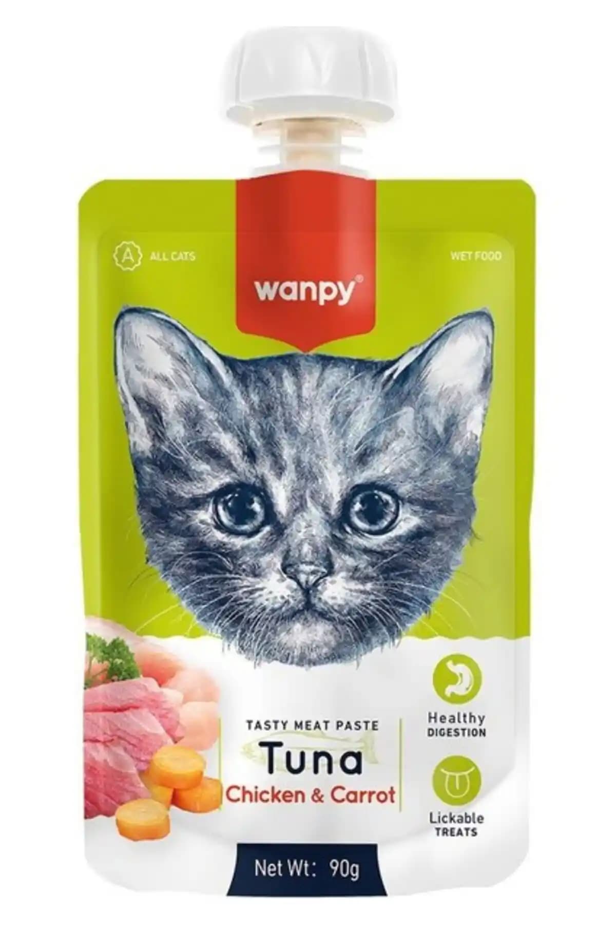 Wanpy Taze Ton Balıklı Tavuklu Kedi Et Ezmesi 90 g: İçerik ve Özellikler kapsamlı