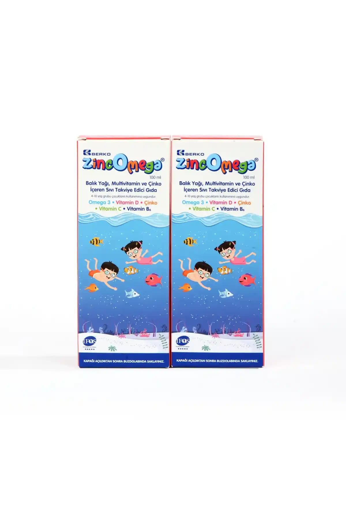 Zincomega Balık Yağı: Omega-3, D vitamini ve çinko ile günlük bağışıklık ve kemik desteği