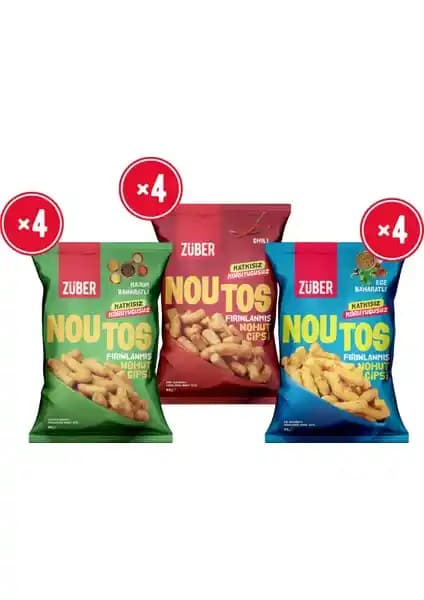 Züber Noutos Deneme Paketi: Aroma çeşitleriyle çıtır pratik ve sağlıklı ara öğün deneyimi