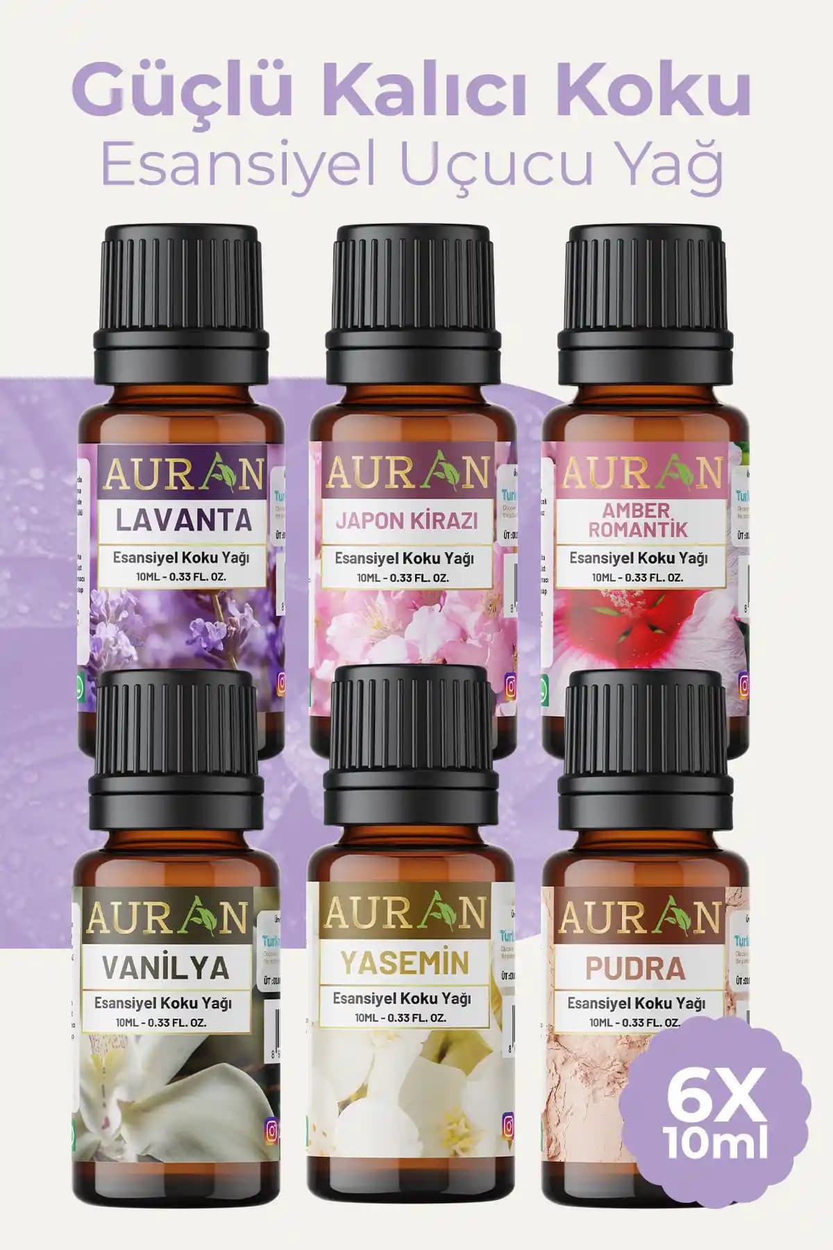 AURAN Favori Seti Doğal ve Organik Esansiyel Yağlarla Ev Atmosferini Zenginleştirir