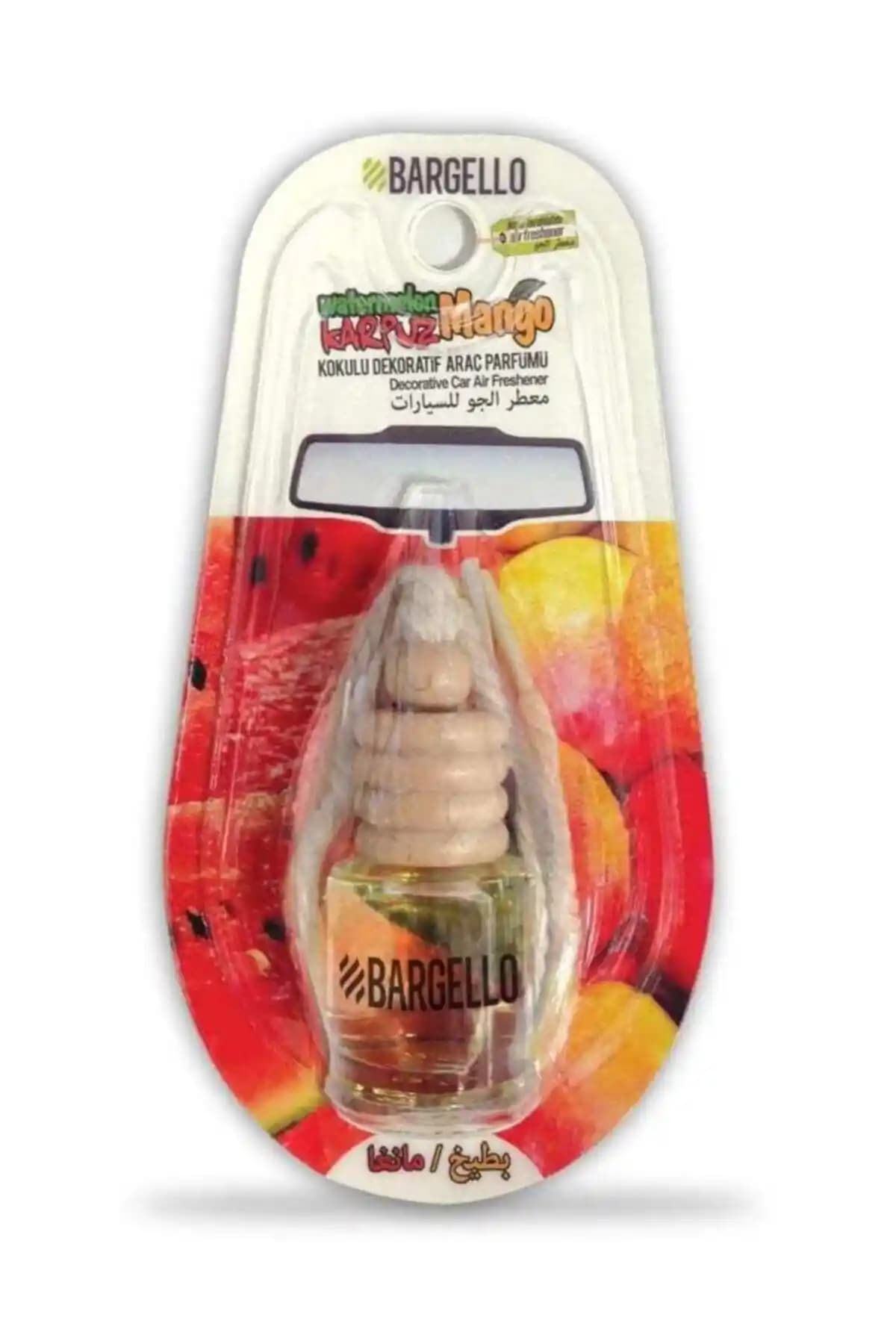 Bargello Karpuz Mango Araç Parfümü 8ml - Ferah ve Çekici Koku İçin Ideal Seçenek