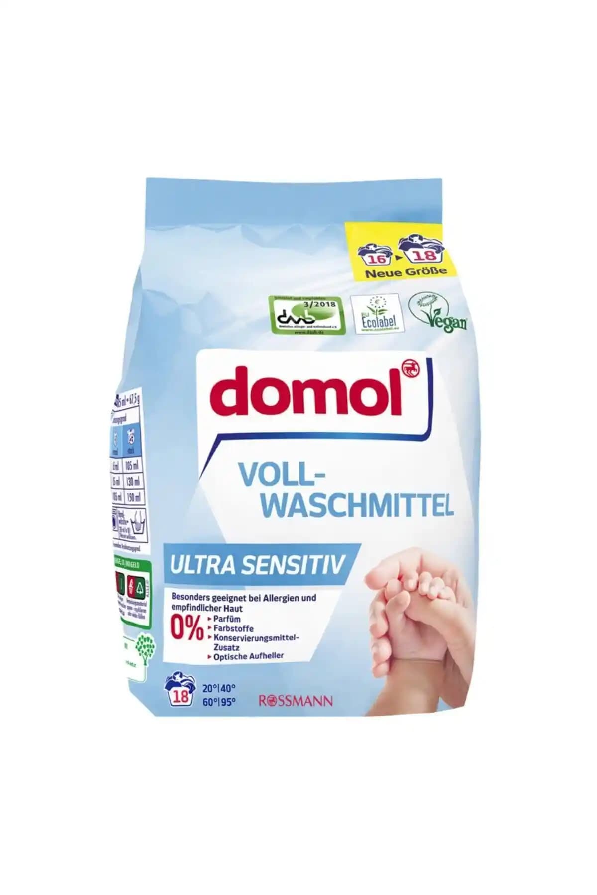 Domol Toz Çamaşır Makinası Deterjanı: Doğal ve Çevre Dostu Hassas Temizlik Çözümü