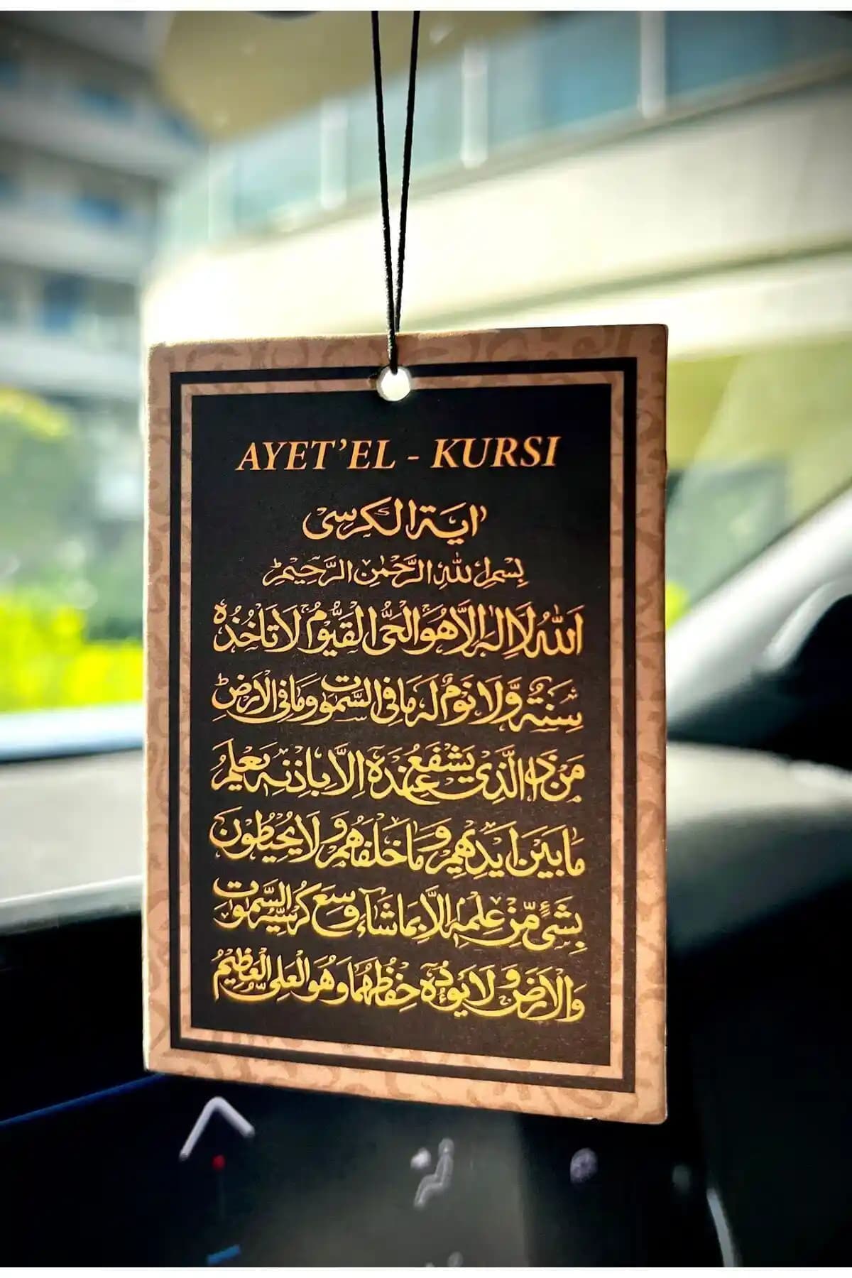 Duftpalm AYET'EL KÜRSİ Tasarımlı Araç Kokusu ve Oto Aksesuarı Şık ve Ferahlatıcı Atmosfer Yaratır