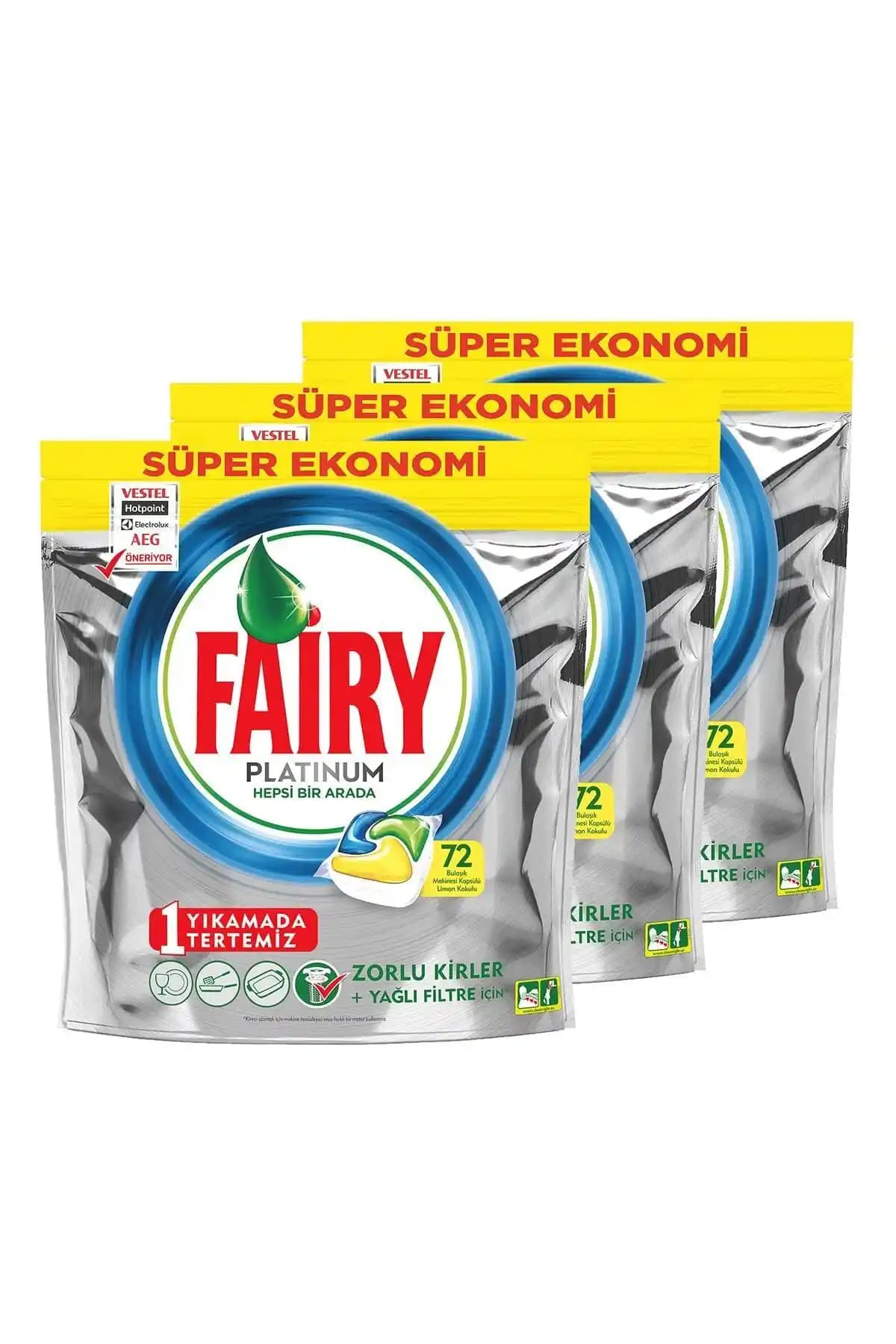 Fairy Platinum Limon Kokulu Bulaşık Makinesi Deterjanı Kapsülü Ürün İncelemesi ve Özellikleri