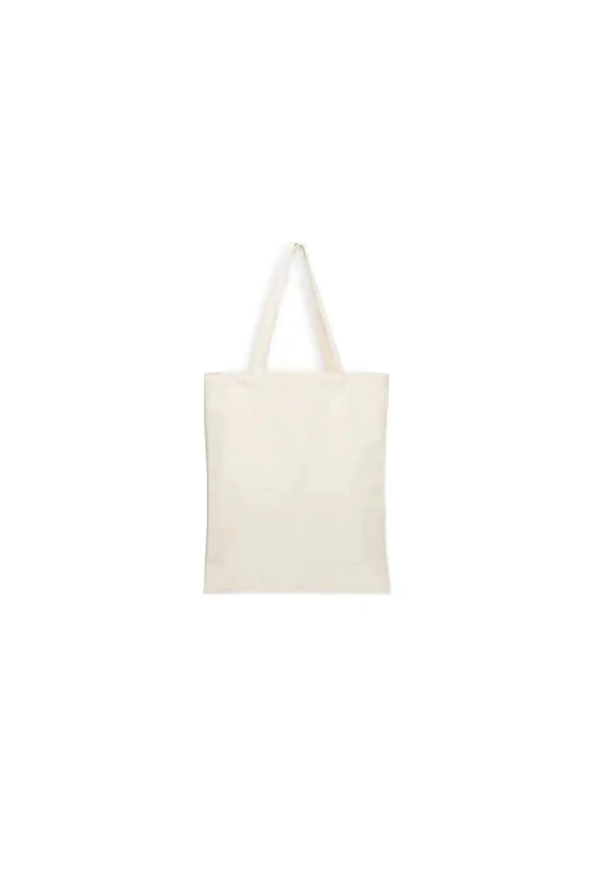 Genel Markalar Punch Bez Çanta 35x40 cm doğal pamuk dayanıklı el işi çantası