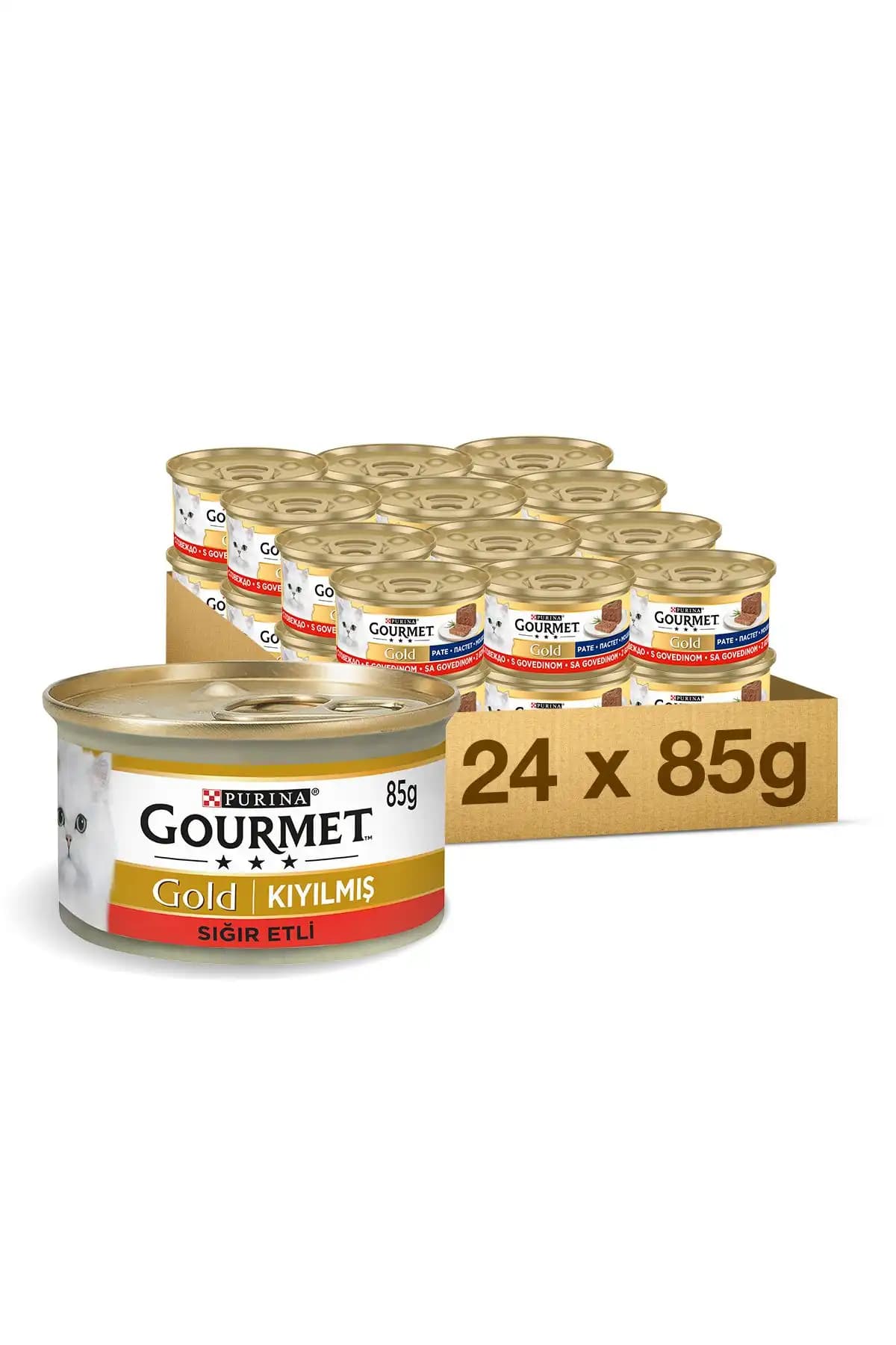 Gourmet Gold ve Purina Gold Sığır Etli Kedi Konserveleri Karşılaştırması 1