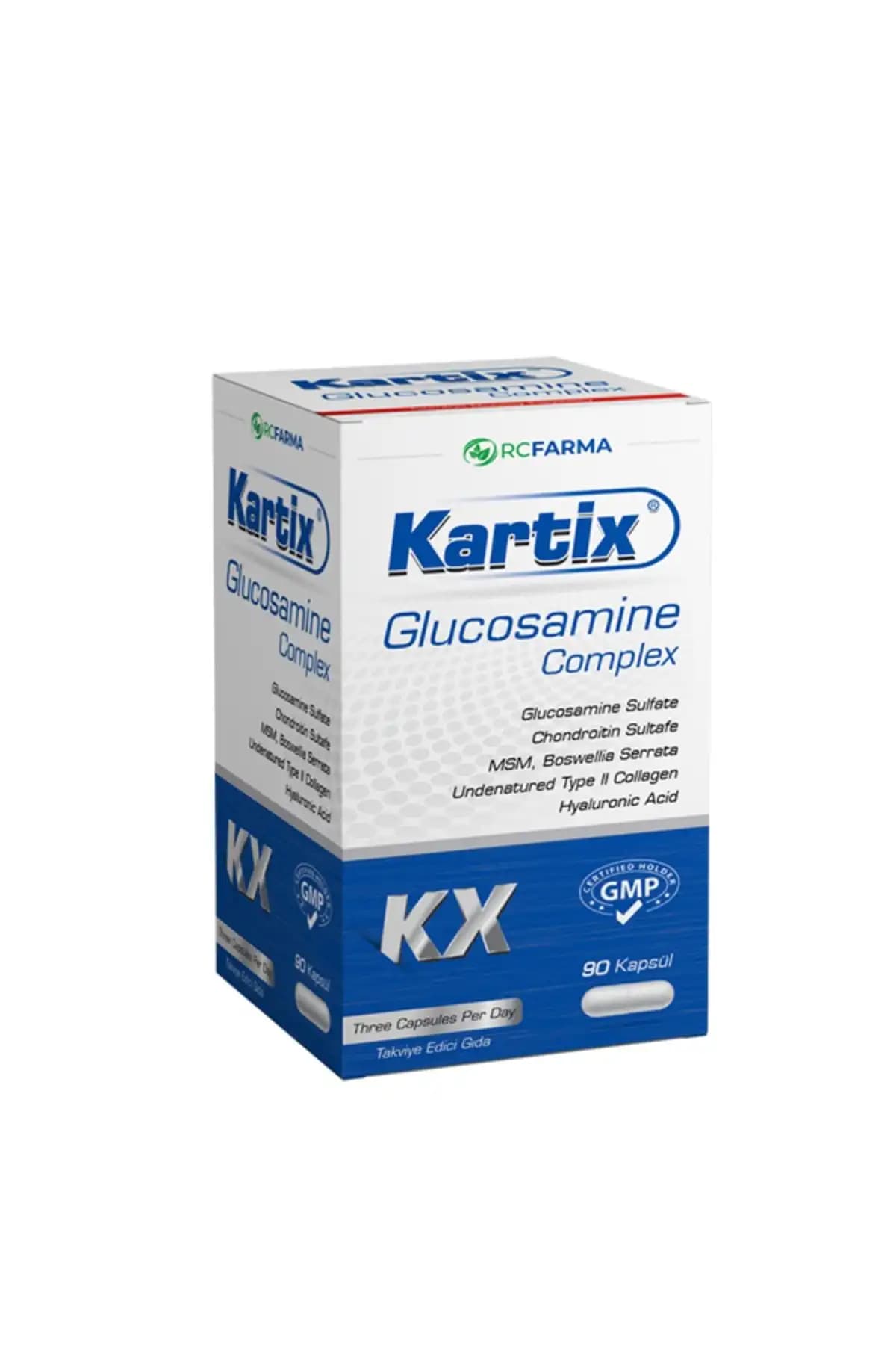 Kartix Glucosamine Complex 90 Kapsül Eklem Sağlığı Destekleyici Takviye Ürünü