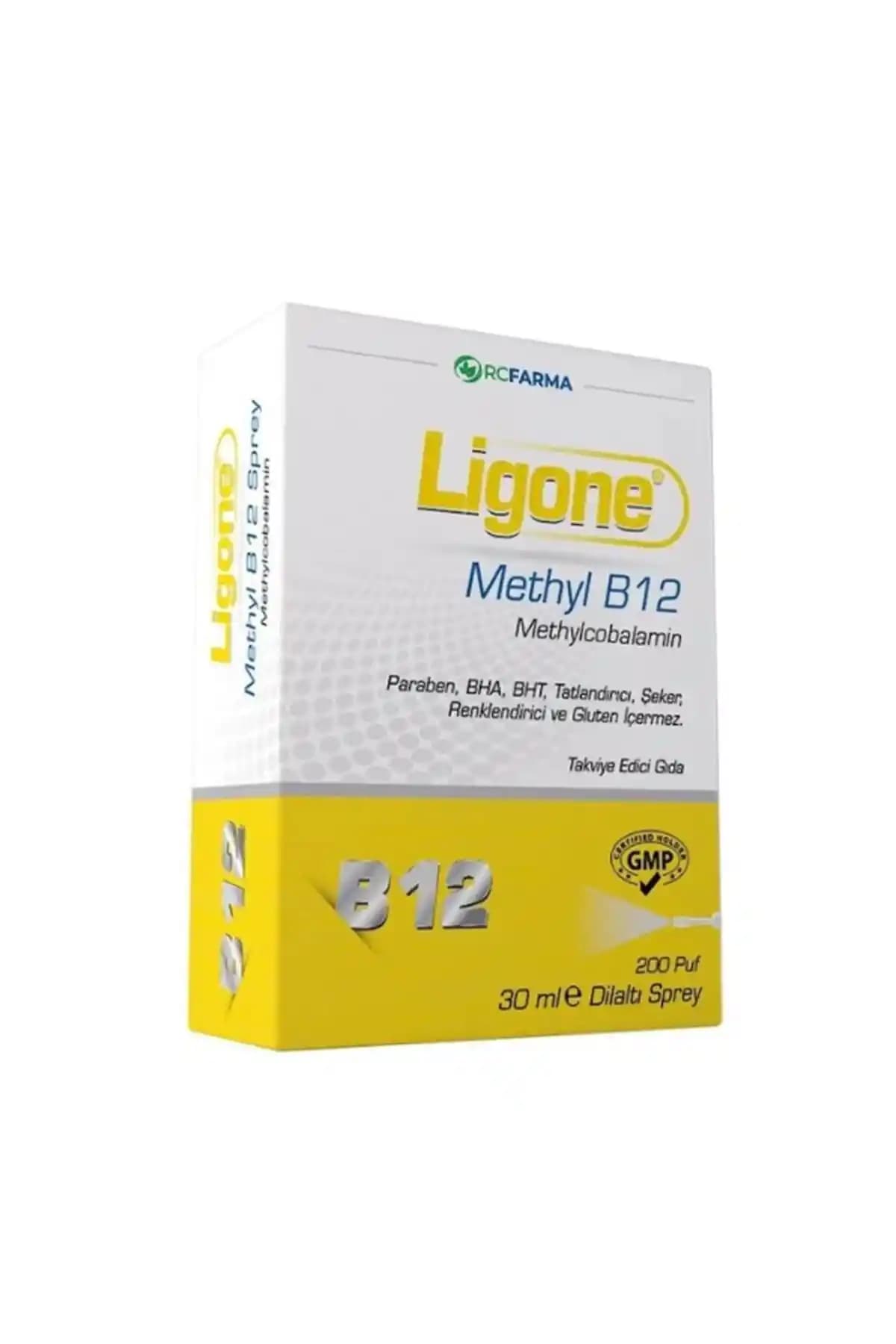 Ligone Methyl B12 Methylcobalamin Dilaltı Sprey 30 ml Sağlıklı Yaşam Desteği