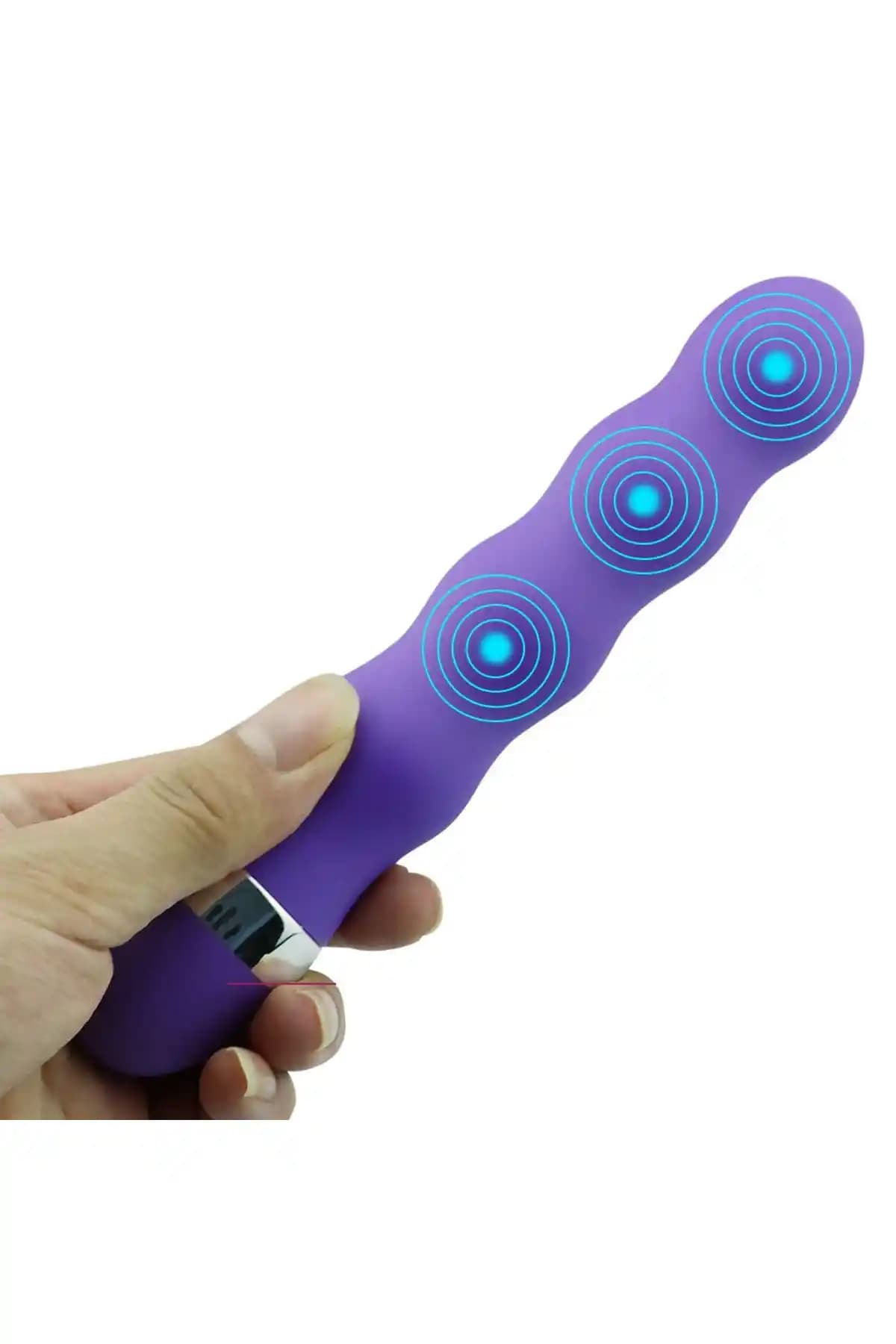 Lolita Shop 18,5 cm Uzunluğunda Güçlü Titreşimli Anal ve Vajinal Orgazm Vibratörü