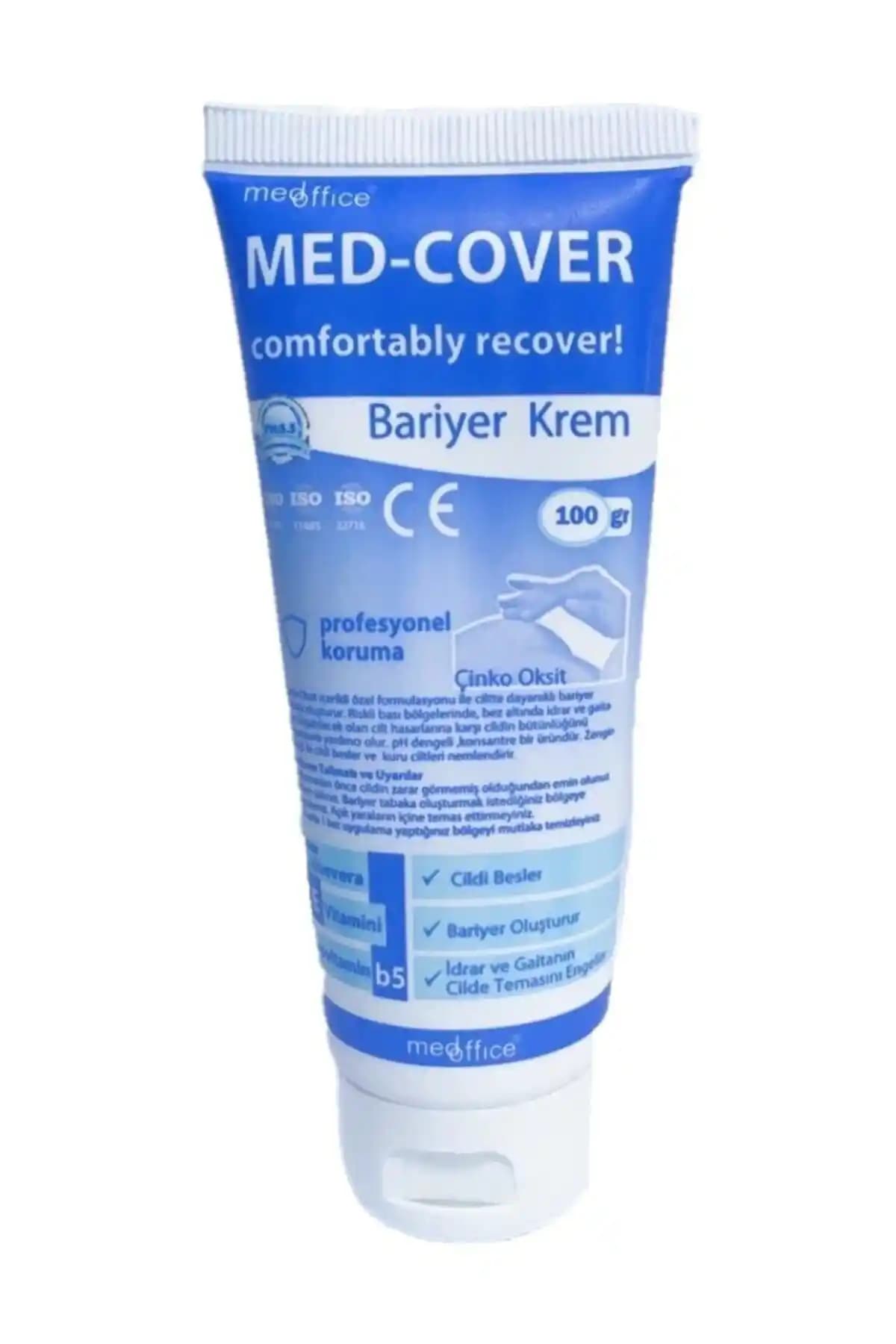 Med-Cover Bariyer Krem: Yataklı Hastalar İçin Güçlü Cilt Koruma Çözümü