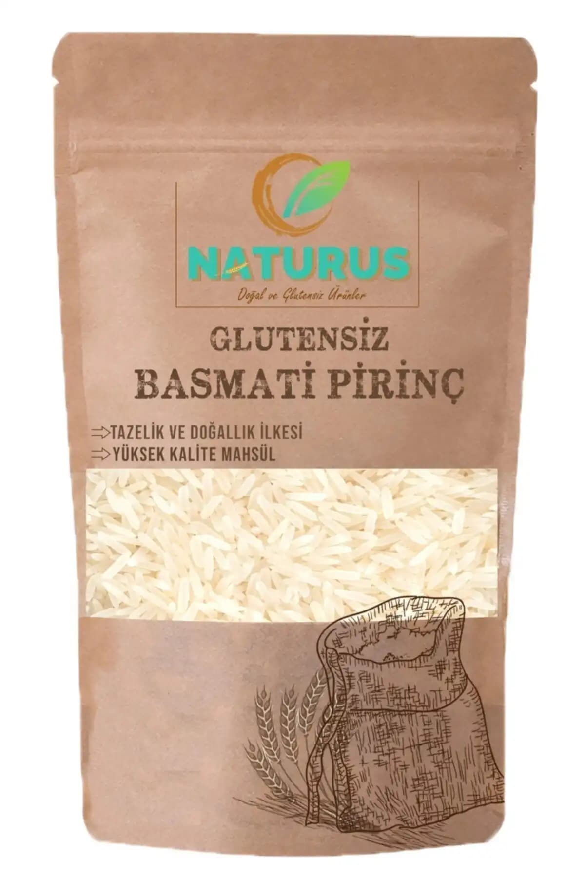 NATURUS Basmati Pirinç 750g Glutensiz ve Doğal Lezzetli Pirinç Seçeneği
