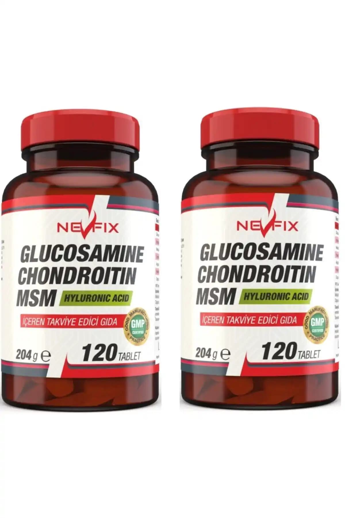 Nevfix Glucosamine Chondroitin MSM 120 Tablet Eklem Sağlığını Güçlendiren Takviye Ürünü
