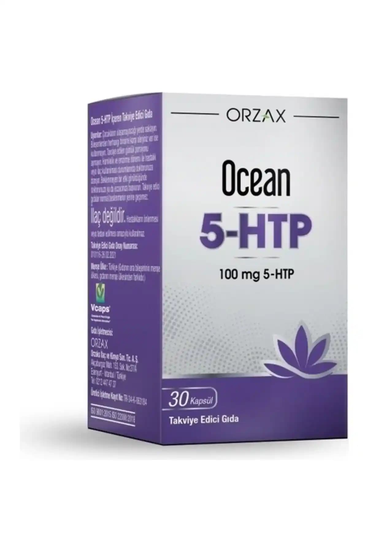 Ocean 5 HTP 100 Mg 30 Kapsül: Uyku ve Ruh Hali Desteğinde Güçlü Bir Alternatif