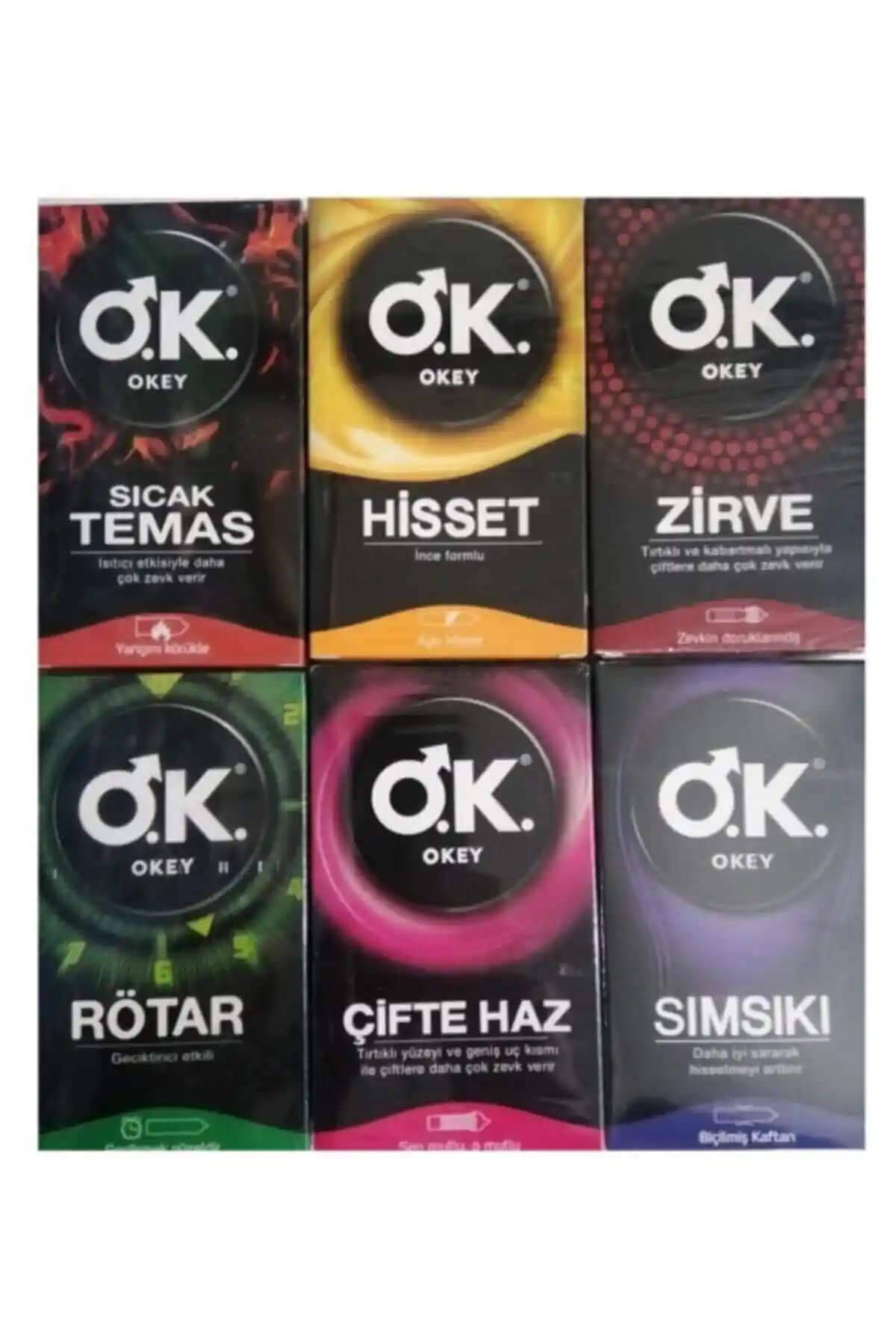 Okey 60'lı Karışık Prezervatif Seti Sağlık ve Eğlenceyi Bir Arada Sunar