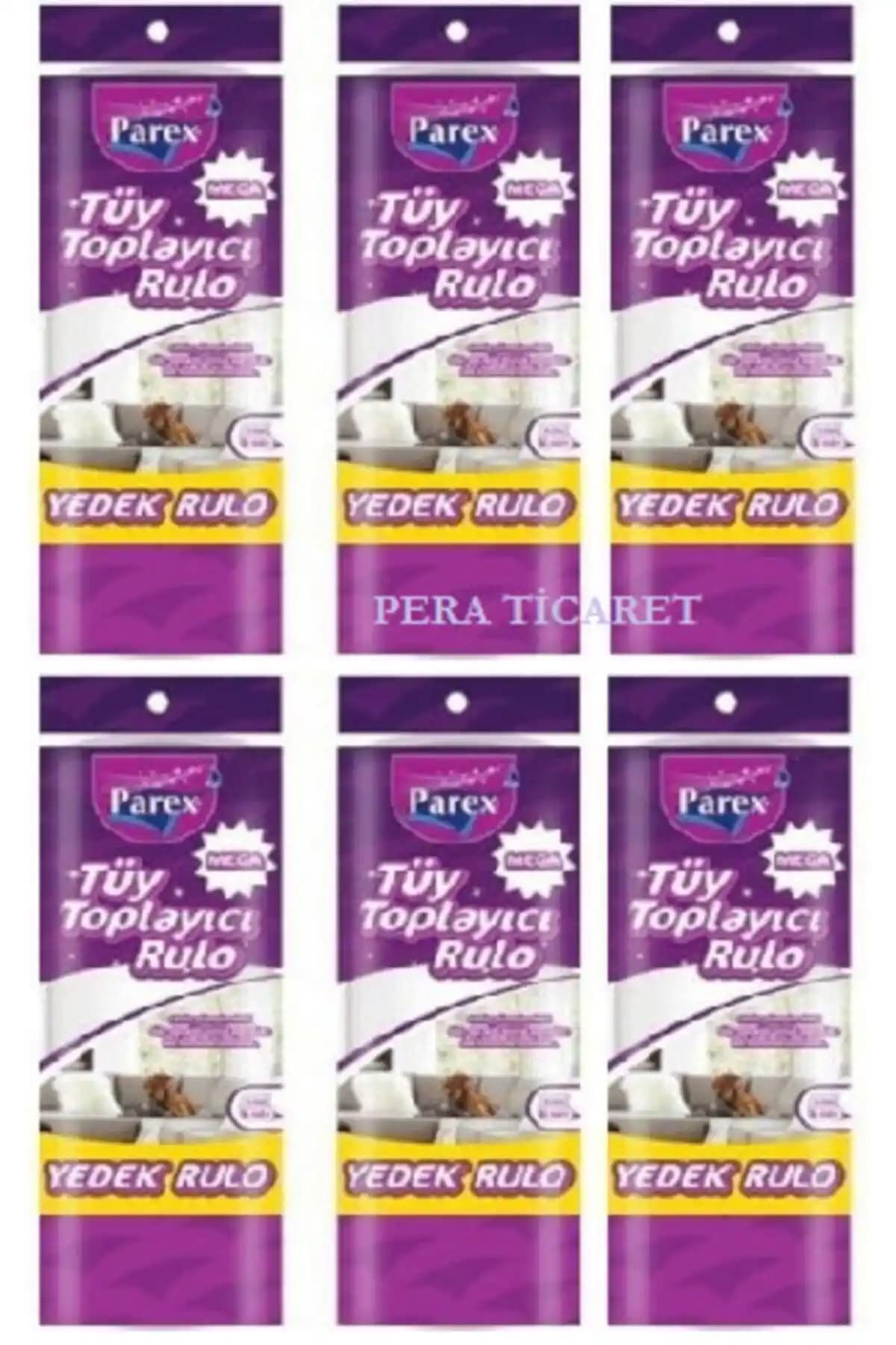 Parex Tüy Toplayıcı Yedek Rulo 60'lı Paket Ev ve Ofis Temizliği İçin Uygun