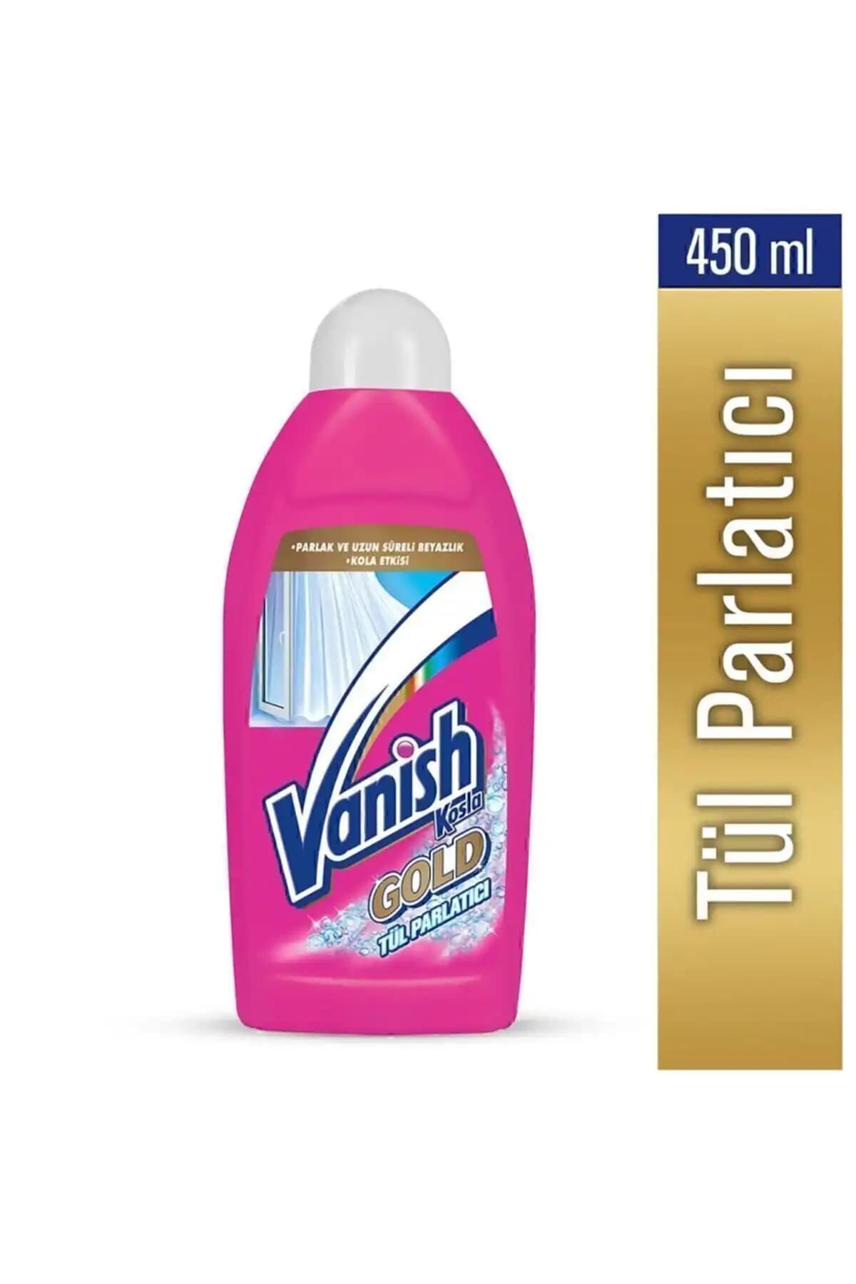 Vanish Kosla Tül Temizleyici Parlatıcı ile perdelerinizi uzun süre parlak ve temiz tutun