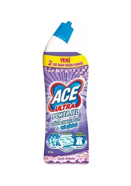 Ace Ultra Yoğun Kıvamlı Okaliptüs Kokulu Çamaşır Suyu 810G ile Etkili Temizlik