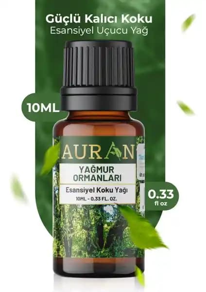 Auran Yağmur Ormanları Esansiyel Uçucu Koku Yağı ile Doğal ve Kalıcı Ferahlık