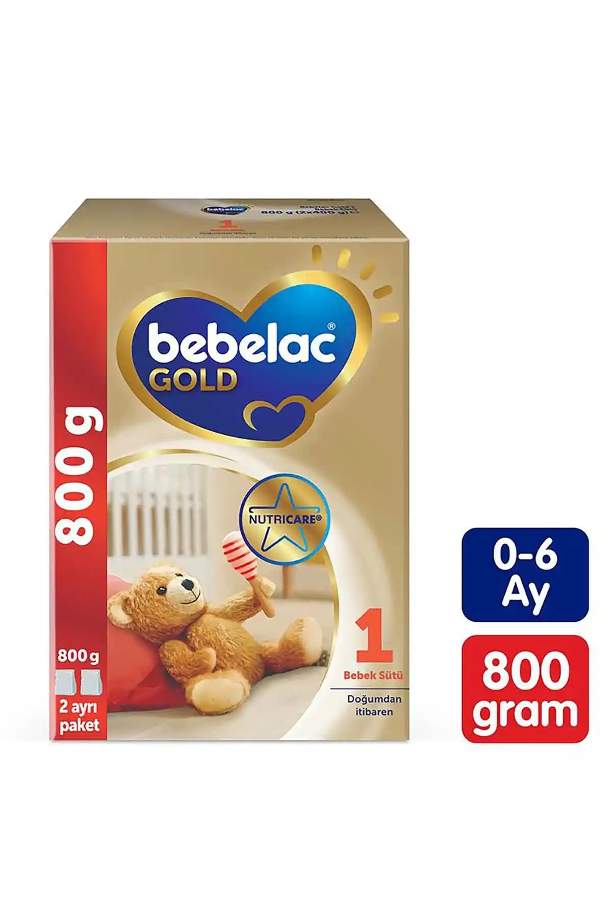 Bebelac Gold 1 Bebek Sütü 0-6 Ay 800 Gr: Sağlıklı ve Sindirimi Kolay Beslenme Seçeneği