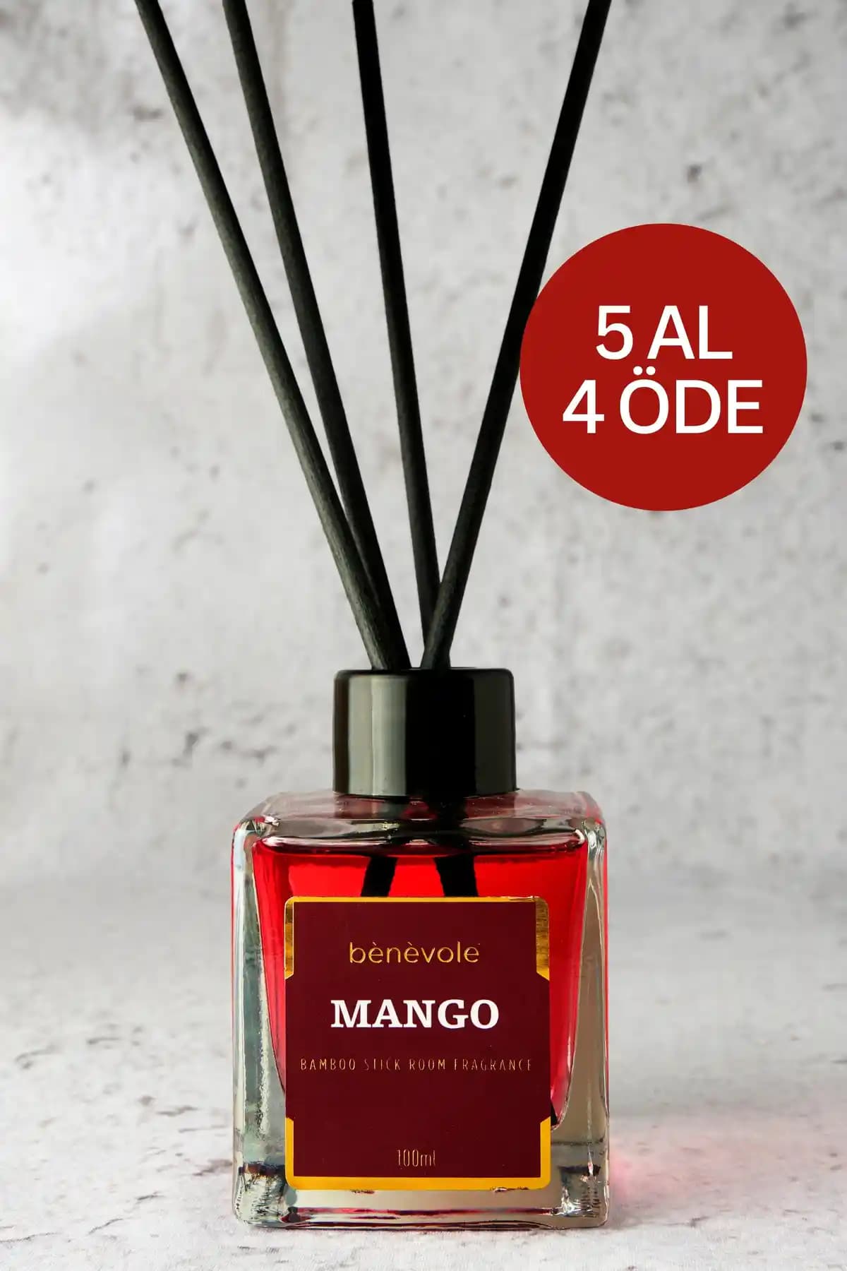 Benevole Mango Bambu Çubuklu Oda Kokusu 100 ml - Tropikal ve Kalıcı Ferahlık