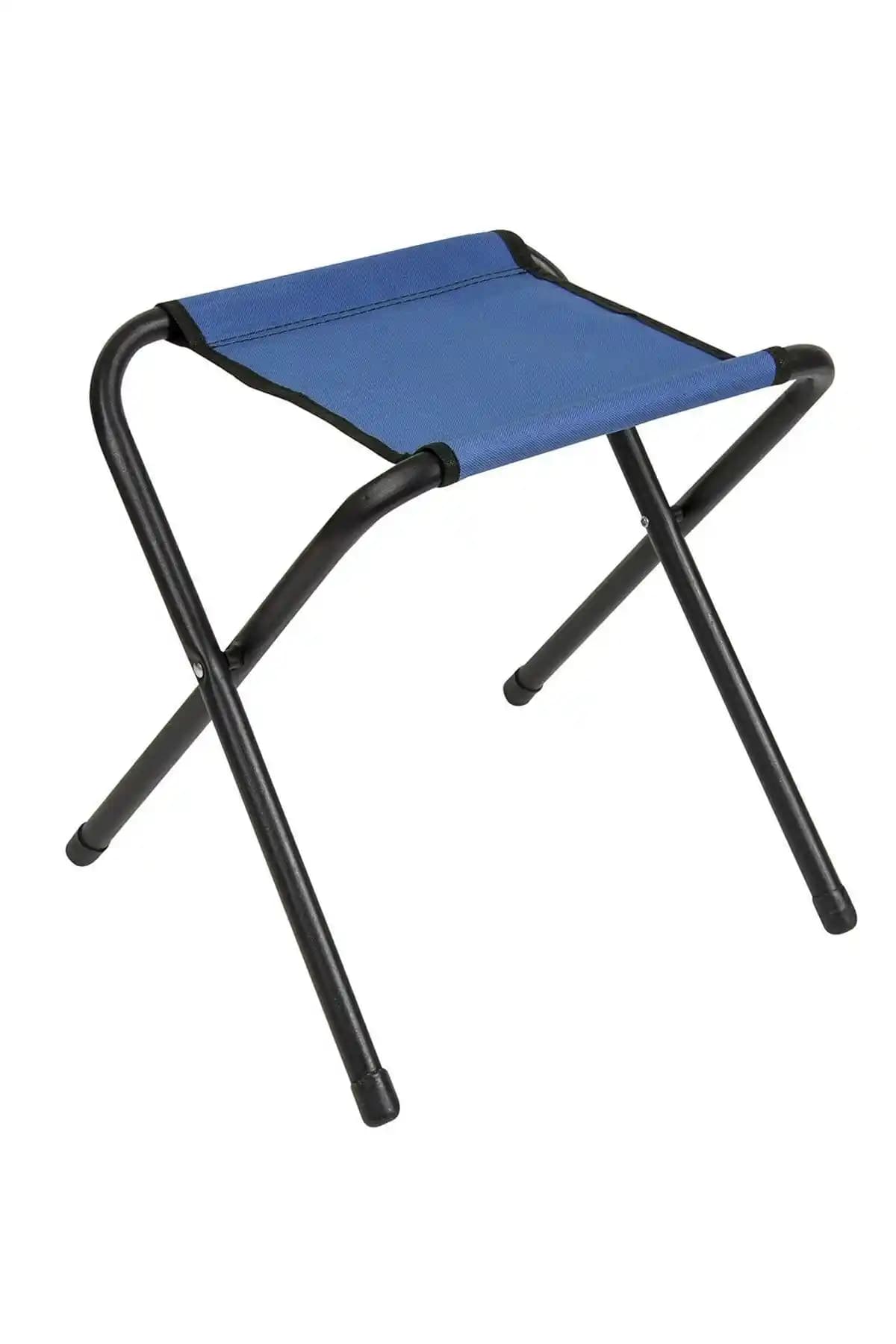 BLACK DİZAYN Katlanır Balıkçı Kamp Taburesi Mavi: Dayanıklı ve Taşınabilir Oturma Çözümü
