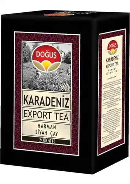 Doğuş Karadeniz Export Çay 3000 gr: Yoğun Aromalı, Berrak Demli Siyah Çay