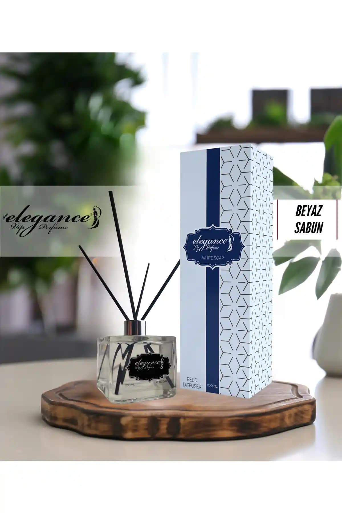 Elegance VIP Perfume White Soap Luxury Reed Diffuser ile Ferah ve Kalıcı Oda Kokusu